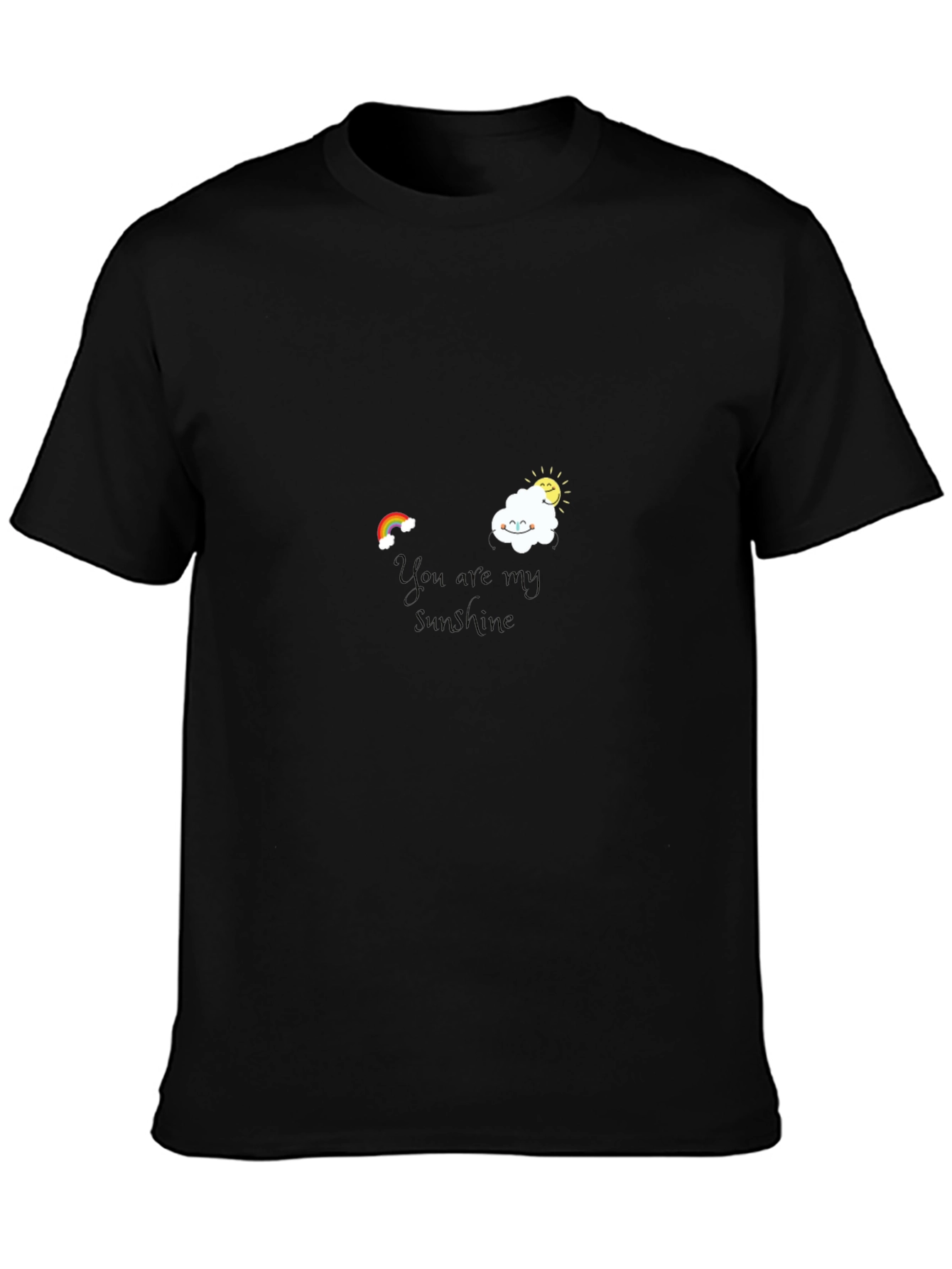 You Are My Sunshine Graphic Tee - Black