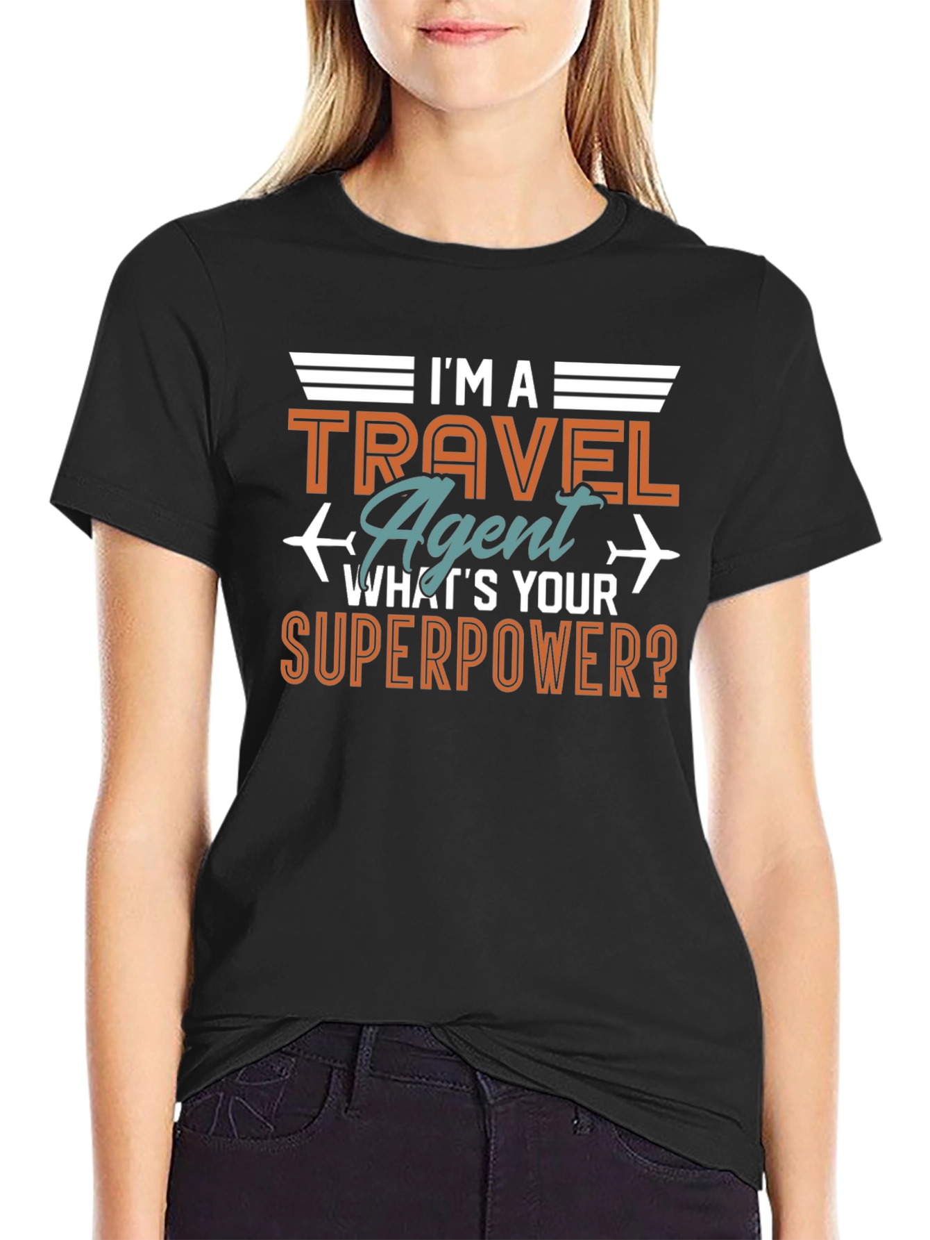 Travel Agent Superpower T-Shirt - Aviation Humor