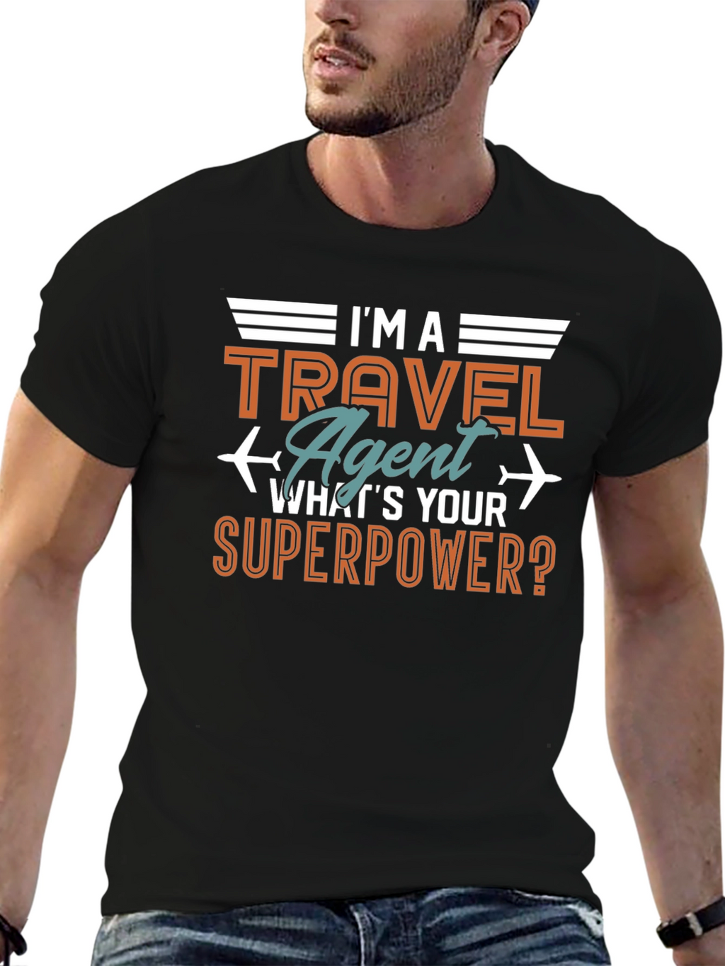 Travel Agent Superpower T-Shirt - Aviation Humor