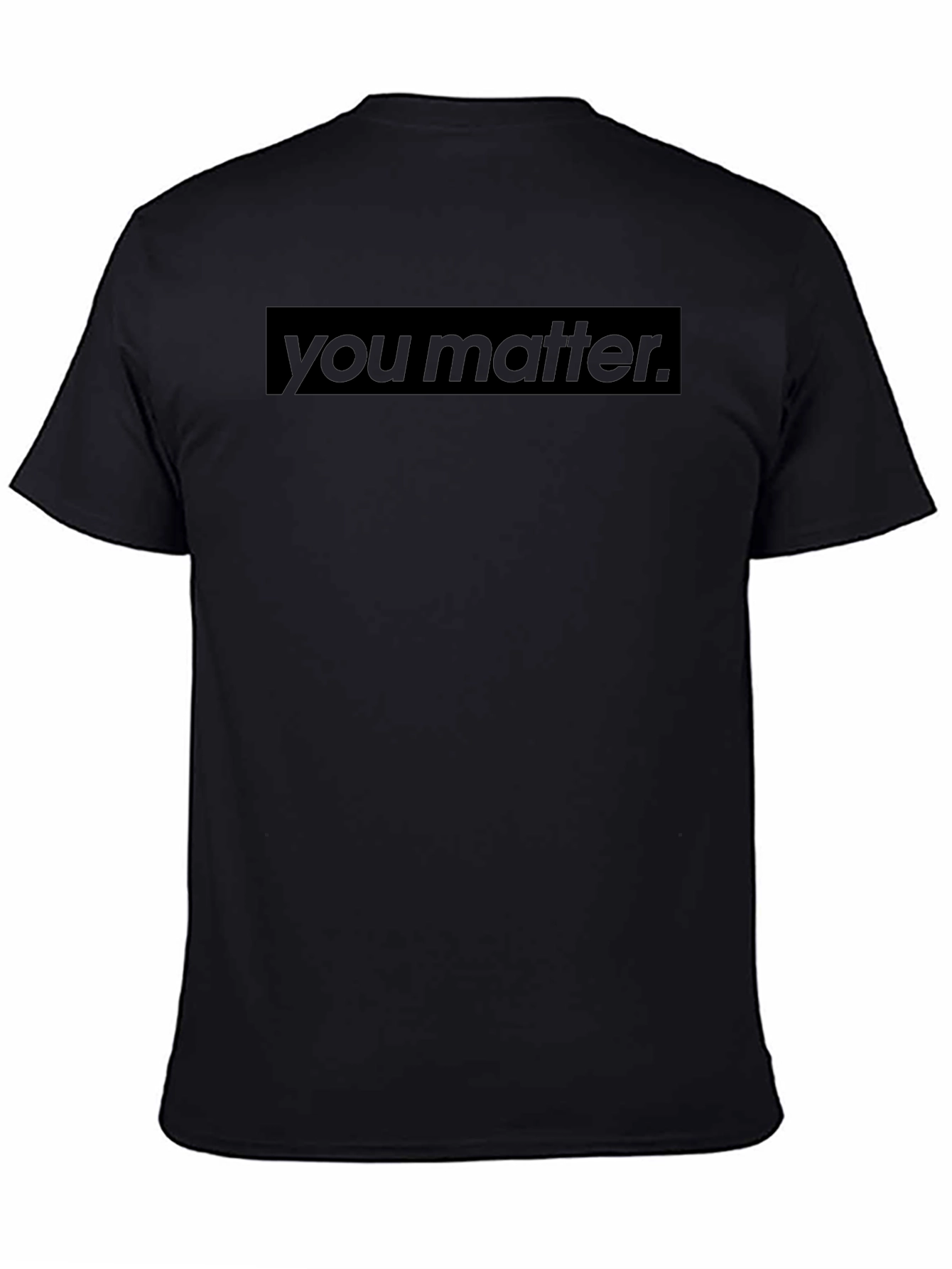 You Matter Black Graphic Tee