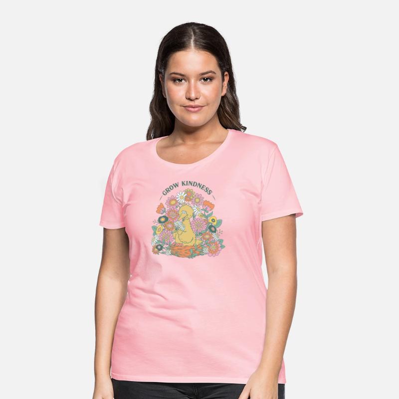 Sesame Street Big Bird With Flowers Grow Kindness