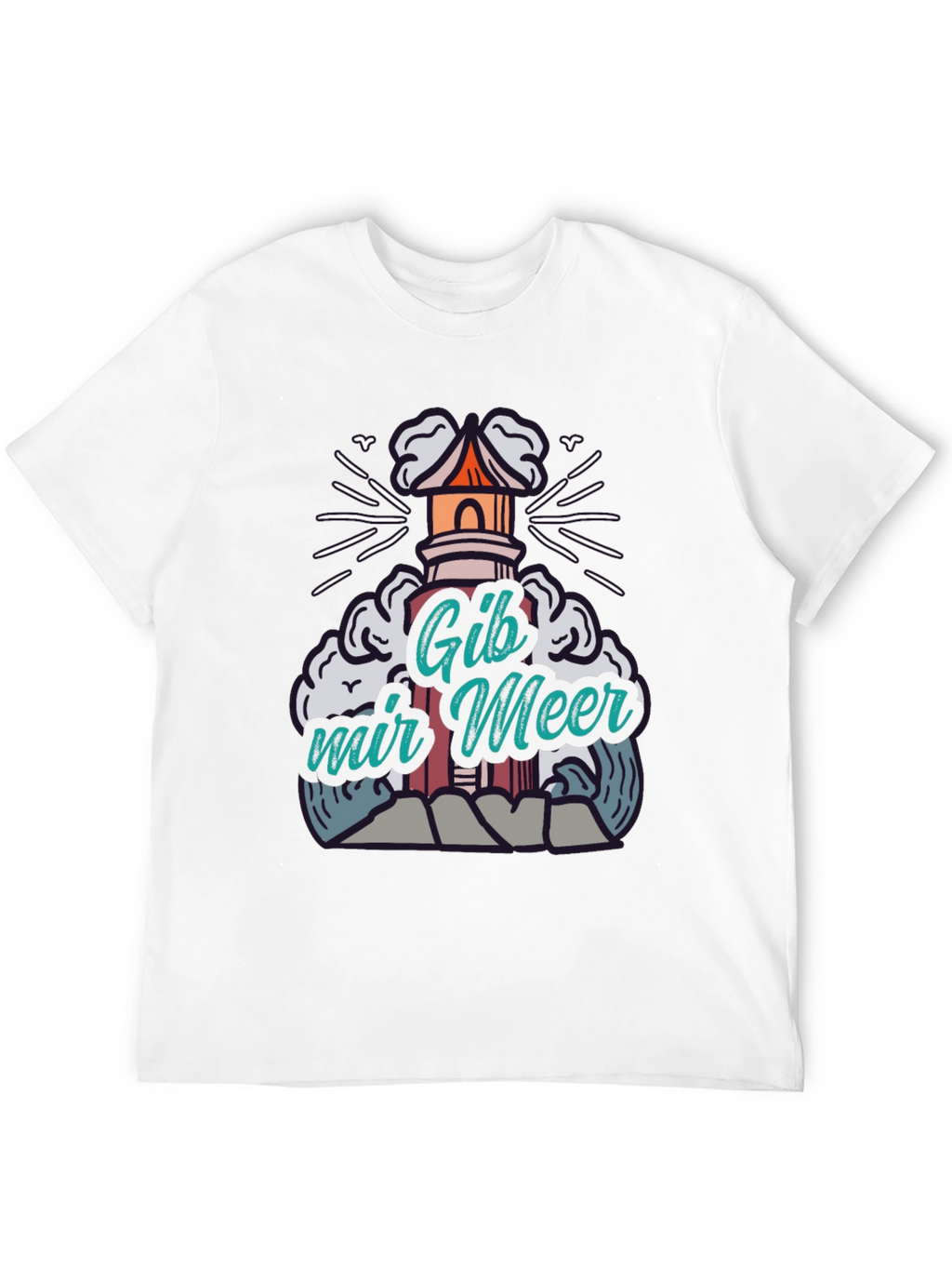 Gib Mir Meer Lighthouse T-Shirt - Unisex