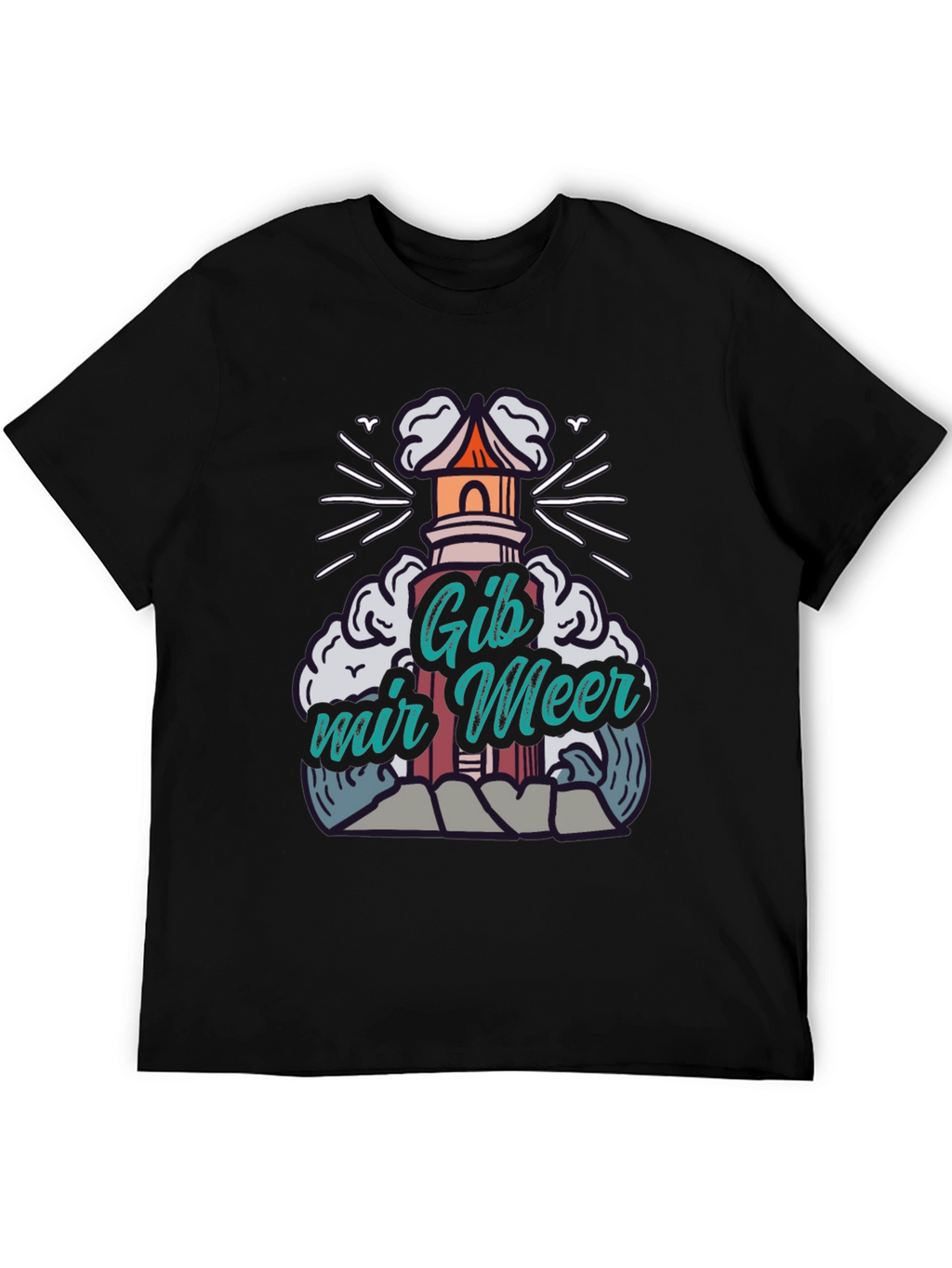 Gib Mir Meer Lighthouse T-Shirt - Unisex