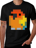 Pixel Parrot T-Shirt - Retro Gaming Style