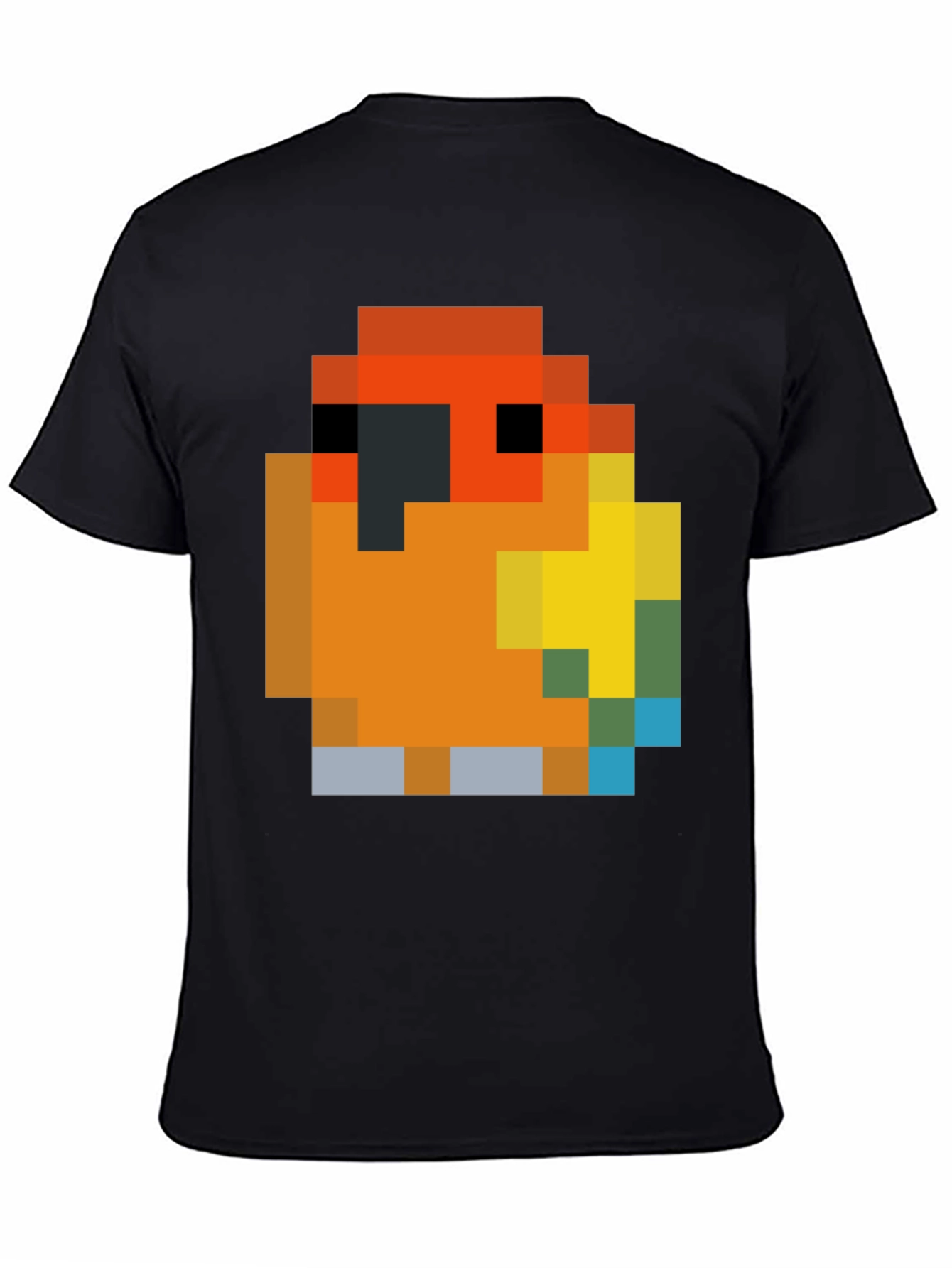 Pixel Parrot T-Shirt - Retro Gaming Style