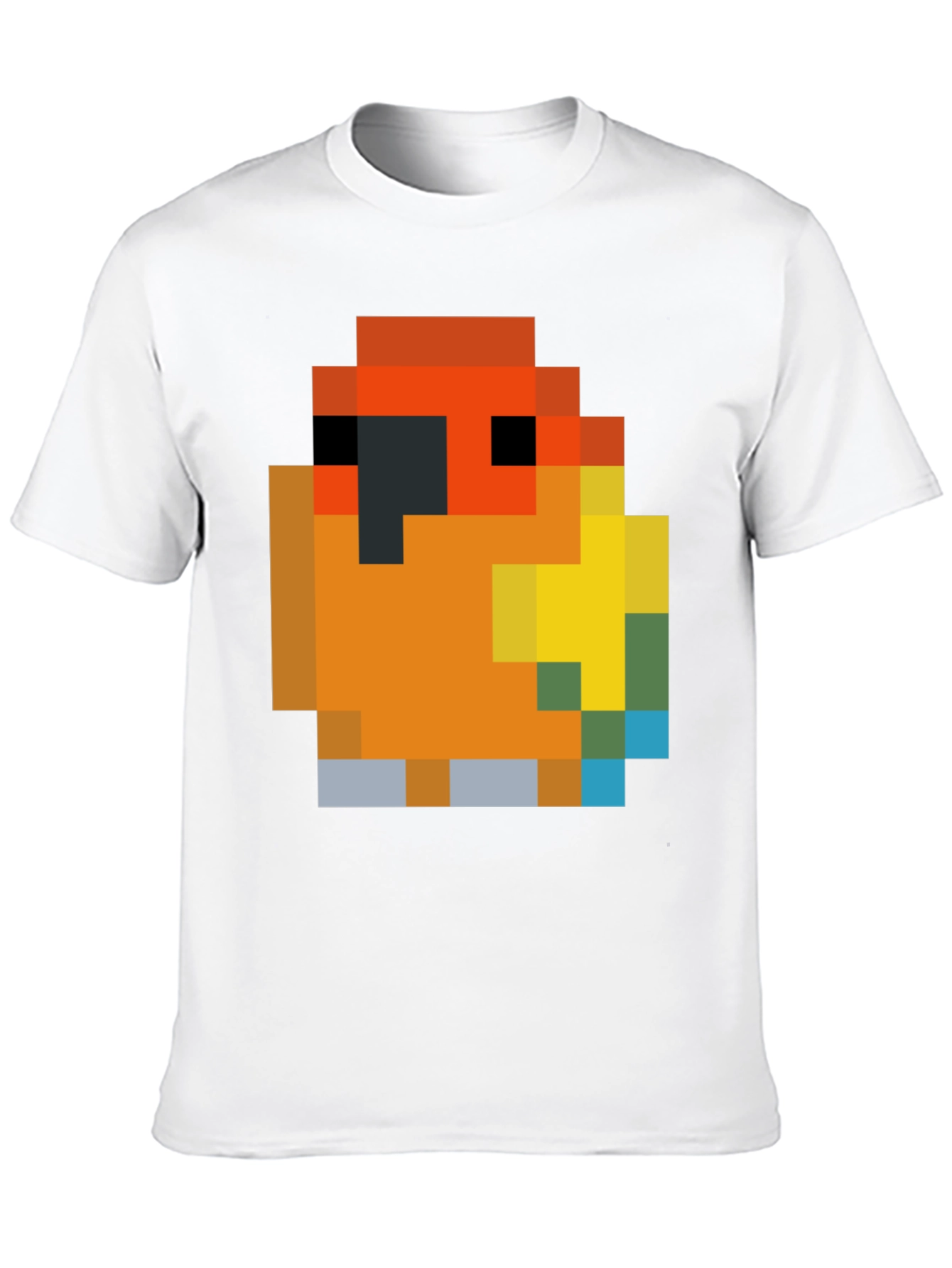 Pixel Parrot T-Shirt - Retro Gaming Style