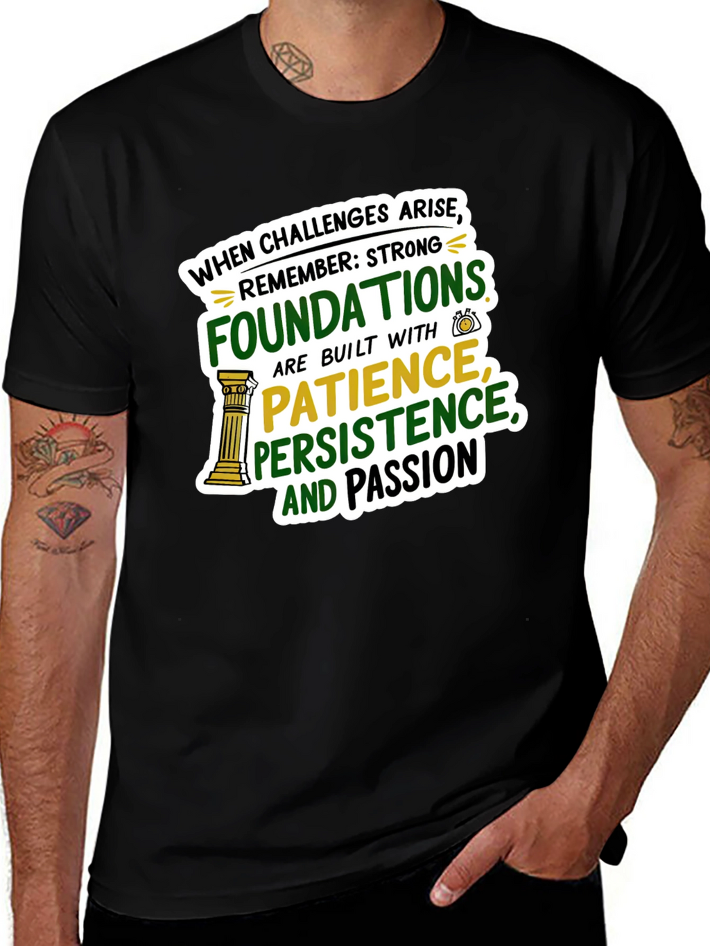 Strong Foundations Graphic T-Shirt