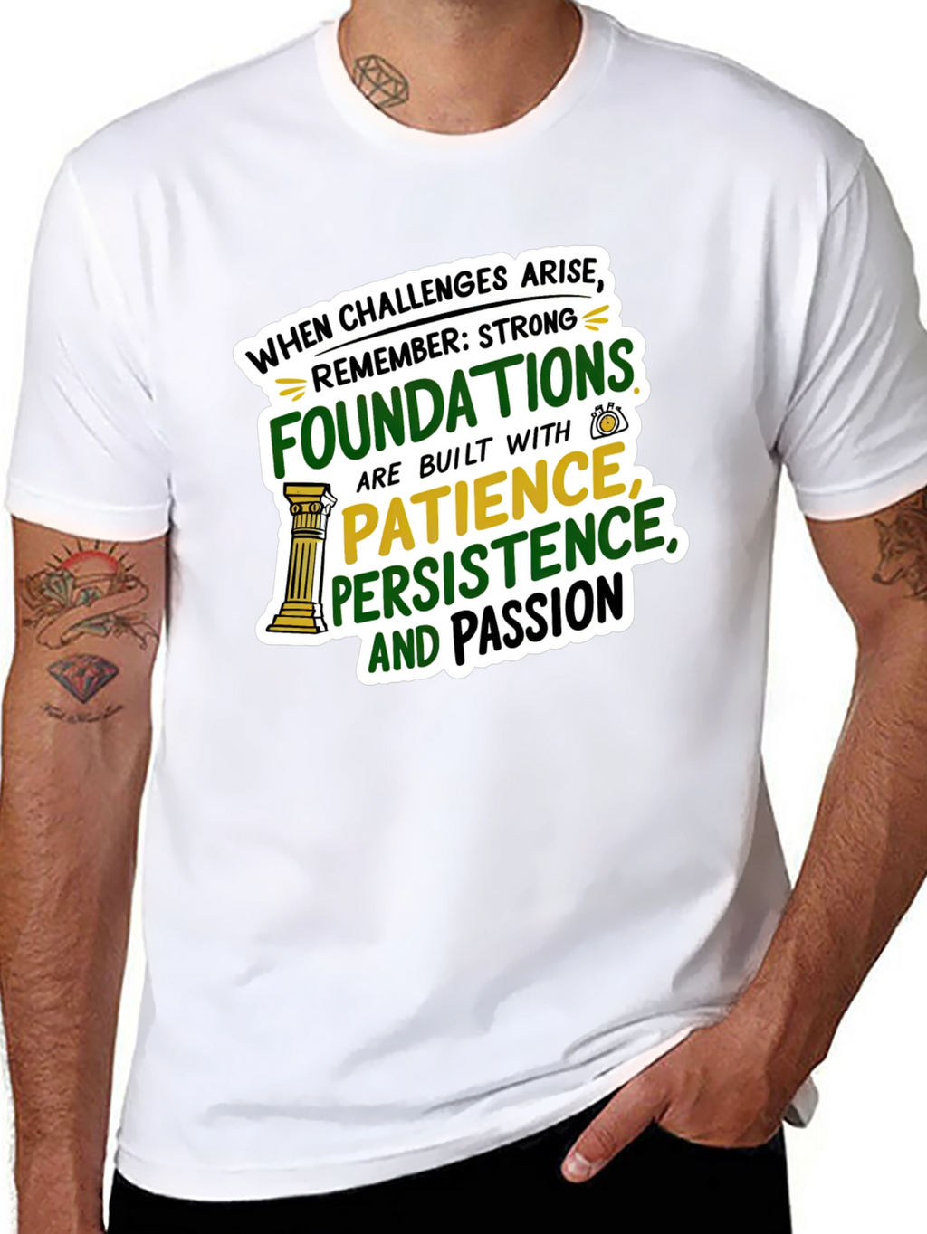 Strong Foundations Graphic T-Shirt