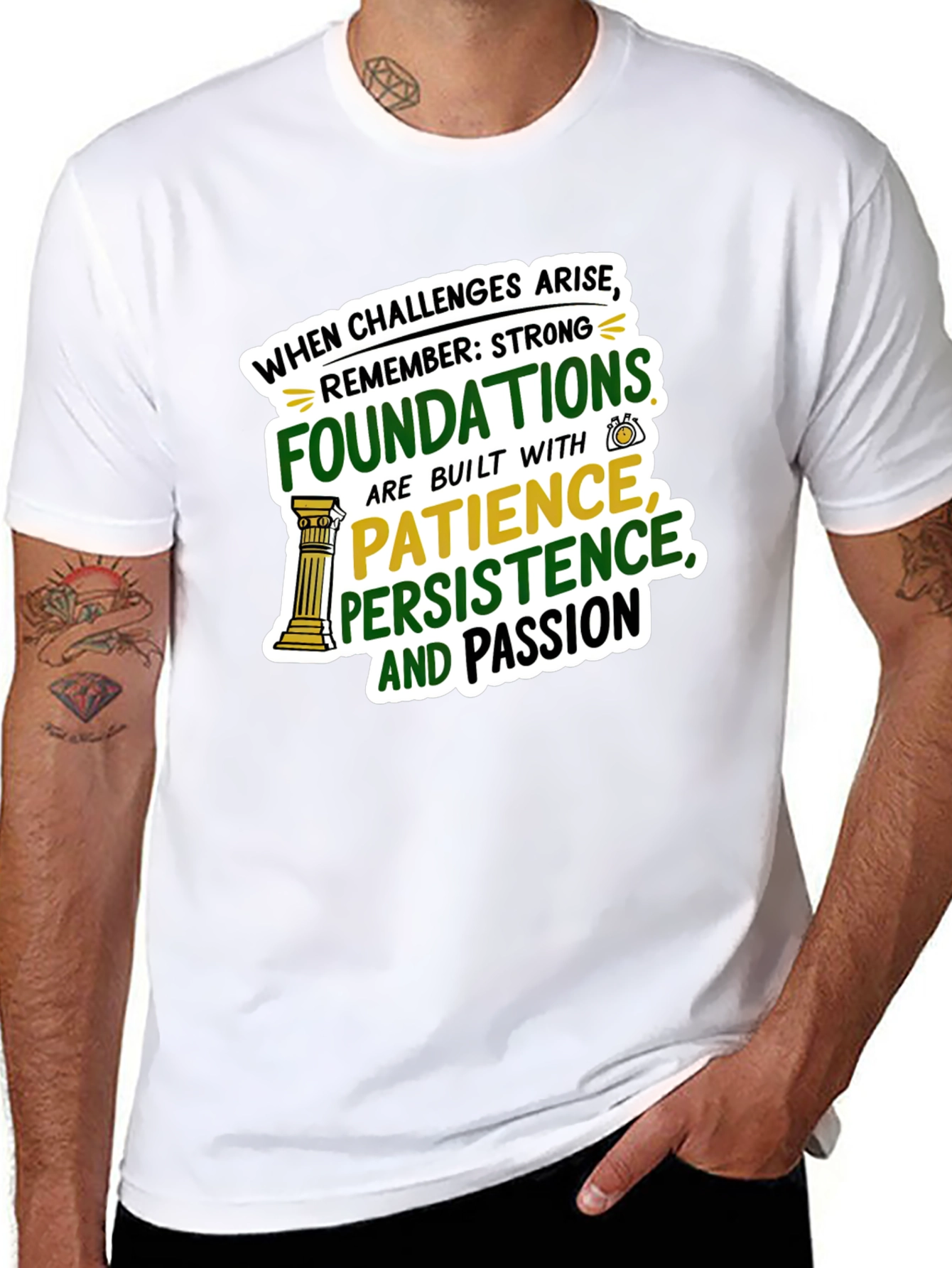 Strong Foundations Graphic T-Shirt
