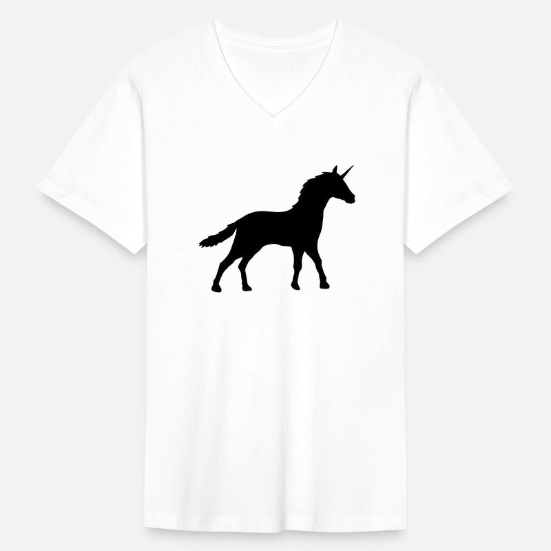 Silhouette unicorn outline shadow
