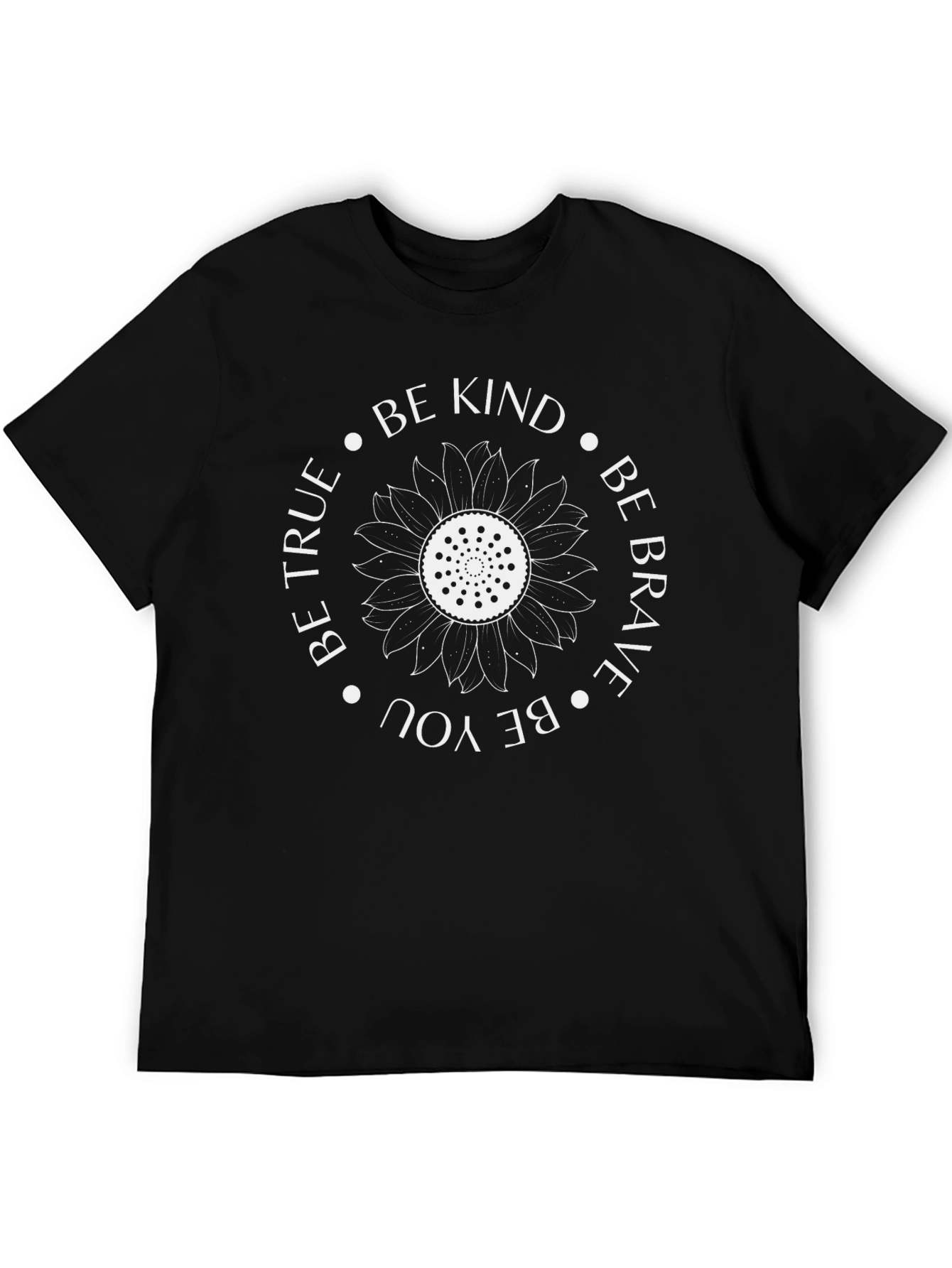 Be Kind Sunflower Graphic T-Shirt - Soft Cotton Blend
