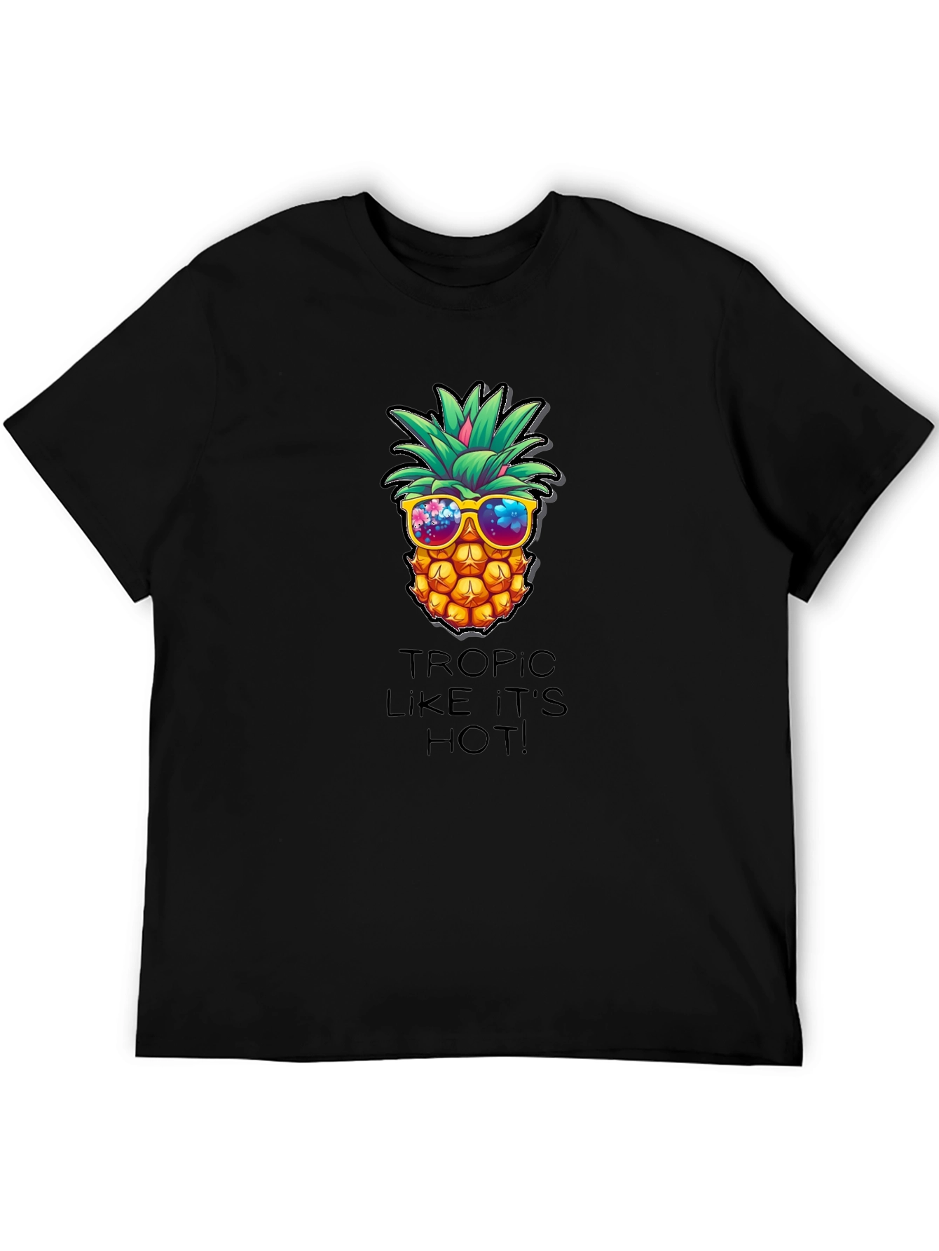 Tropic Like Its Hot Pineapple Graphic Tee