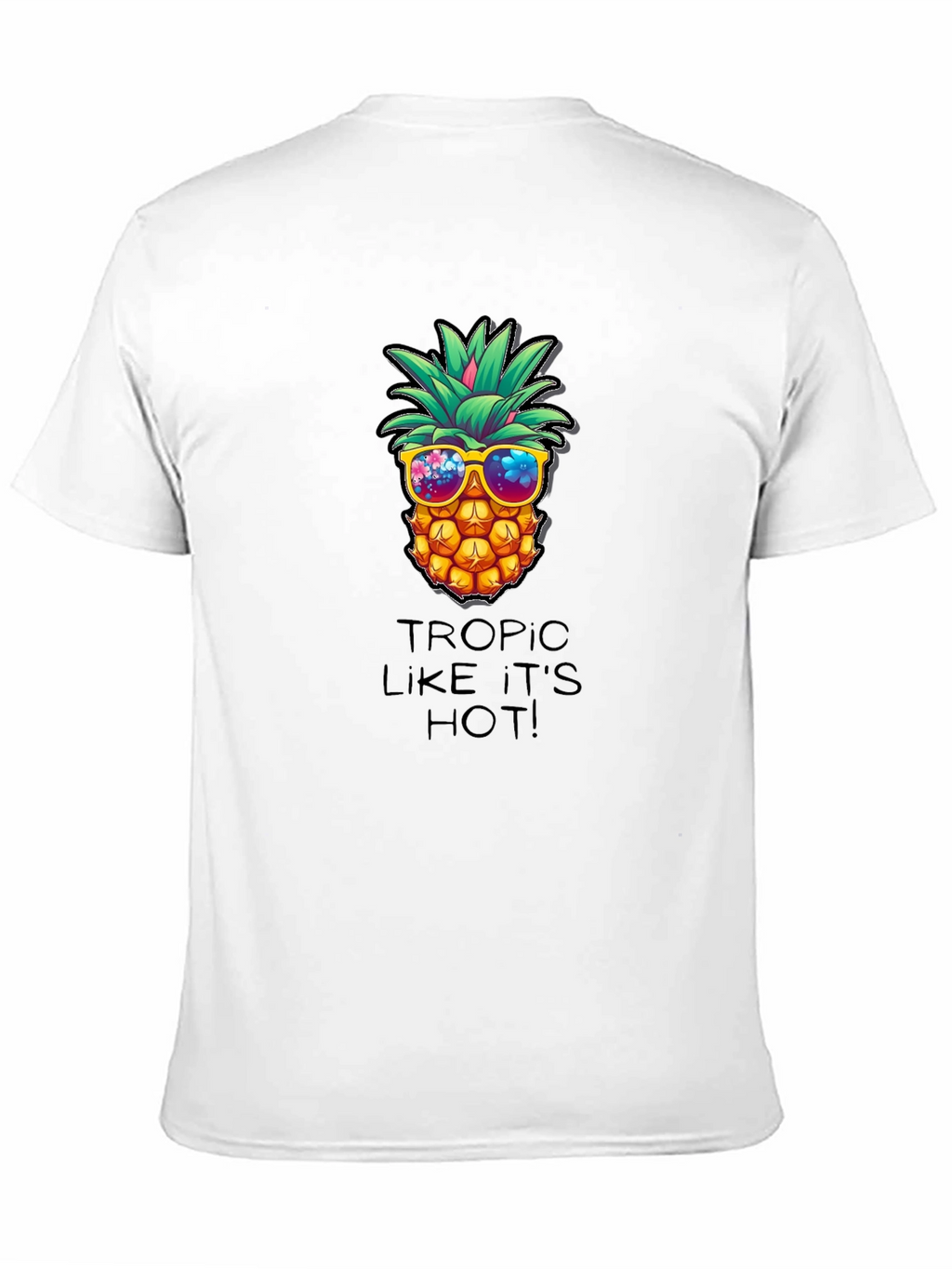 Tropic Like Its Hot Pineapple Graphic Tee