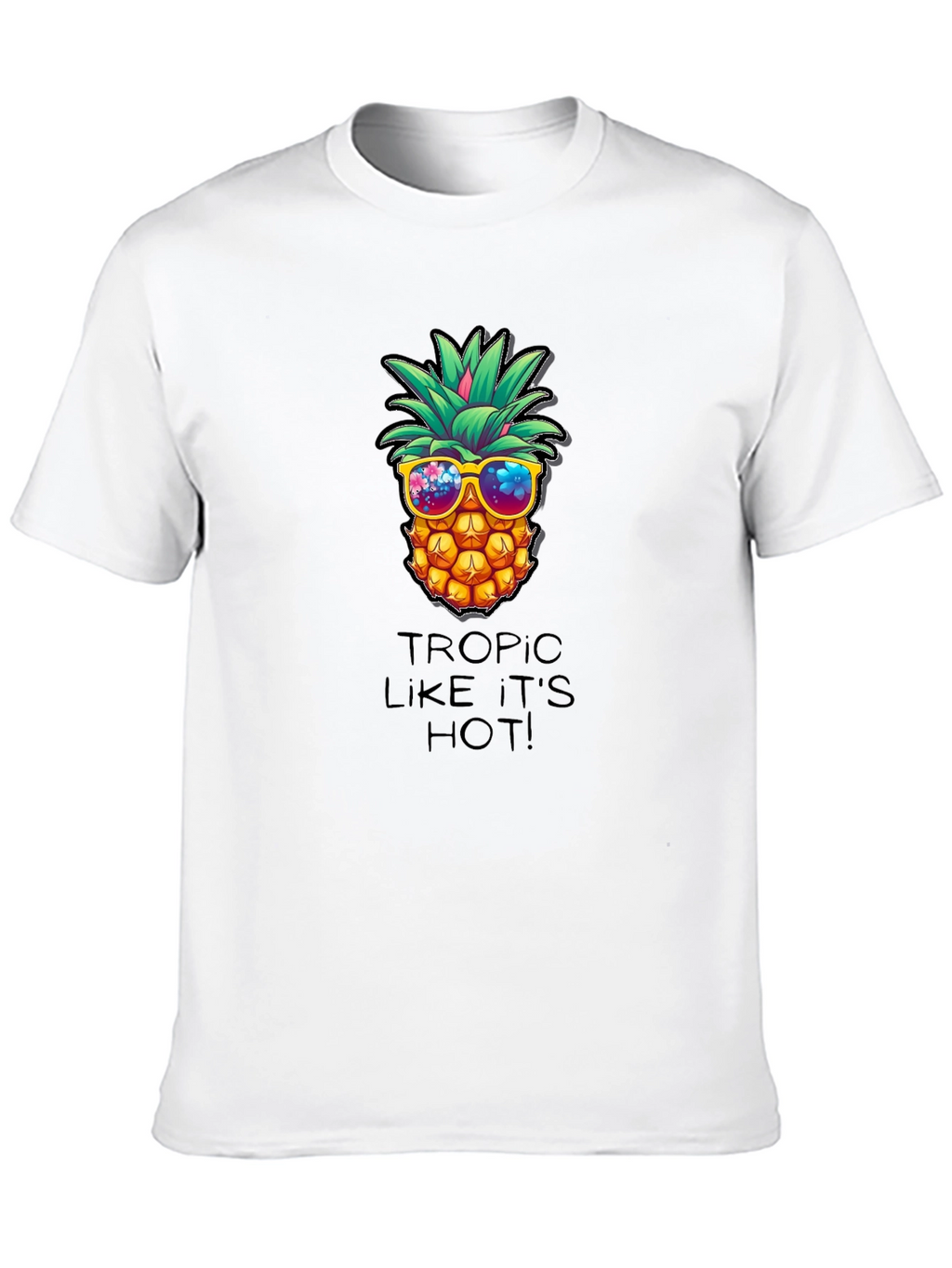 Tropic Like Its Hot Pineapple Graphic Tee