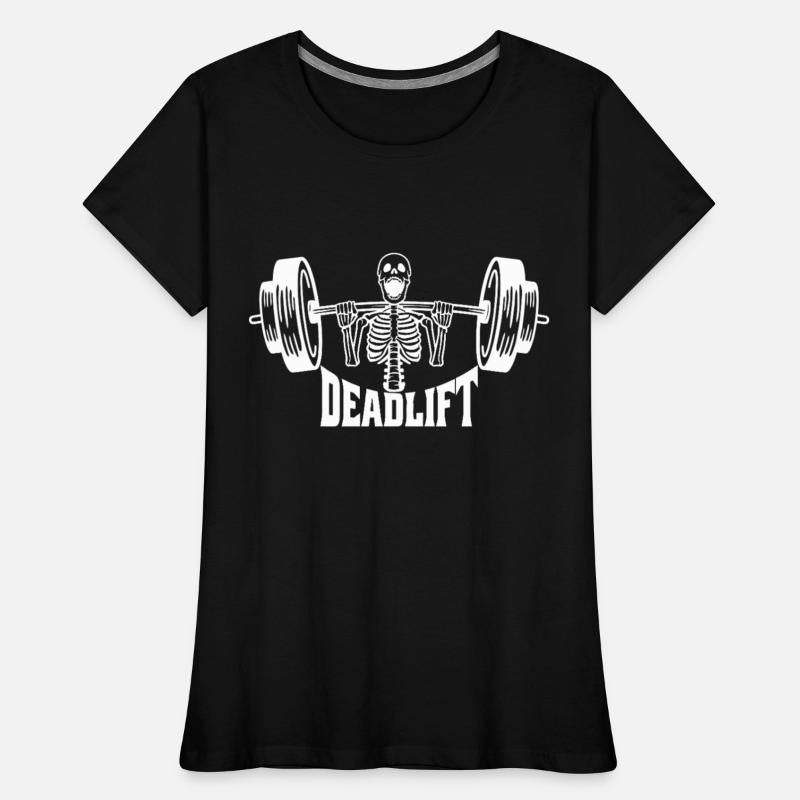 Skeleton Deadlift Gym Illustration