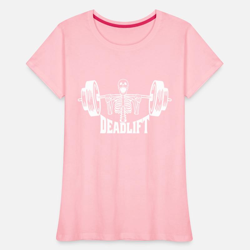Skeleton Deadlift Gym Illustration