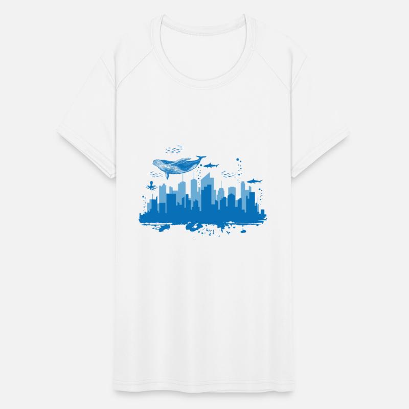 Skyline Underwater World with Blue Whale City