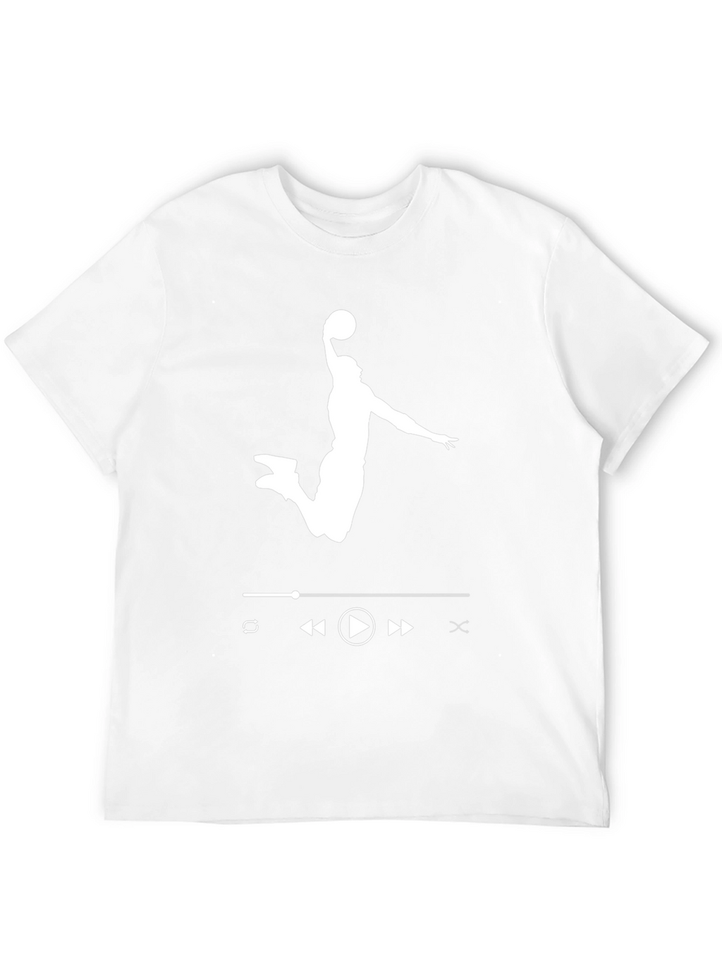 Basketball Player Music Control Graphic T-Shirt