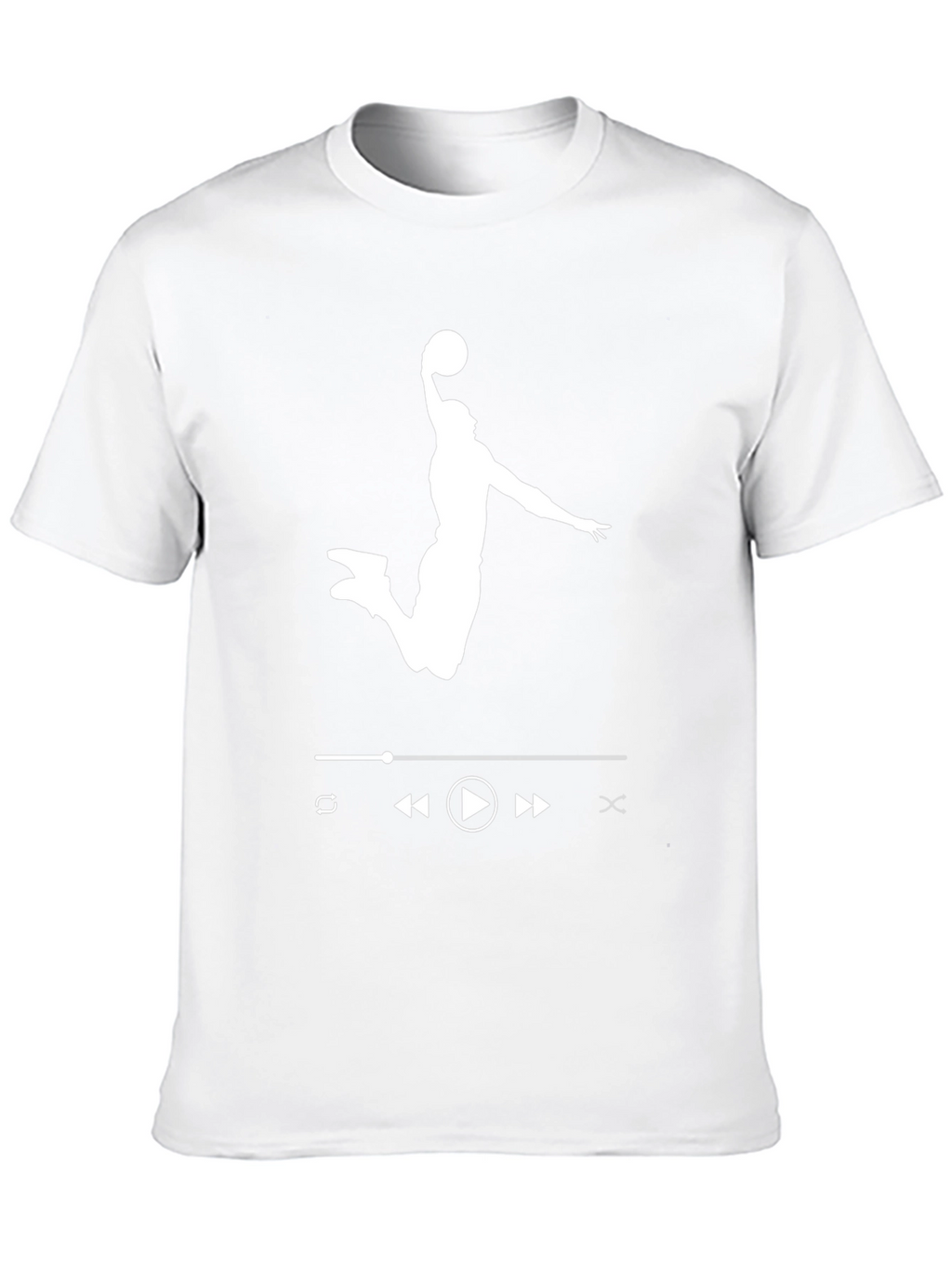 Basketball Player Music Control Graphic T-Shirt