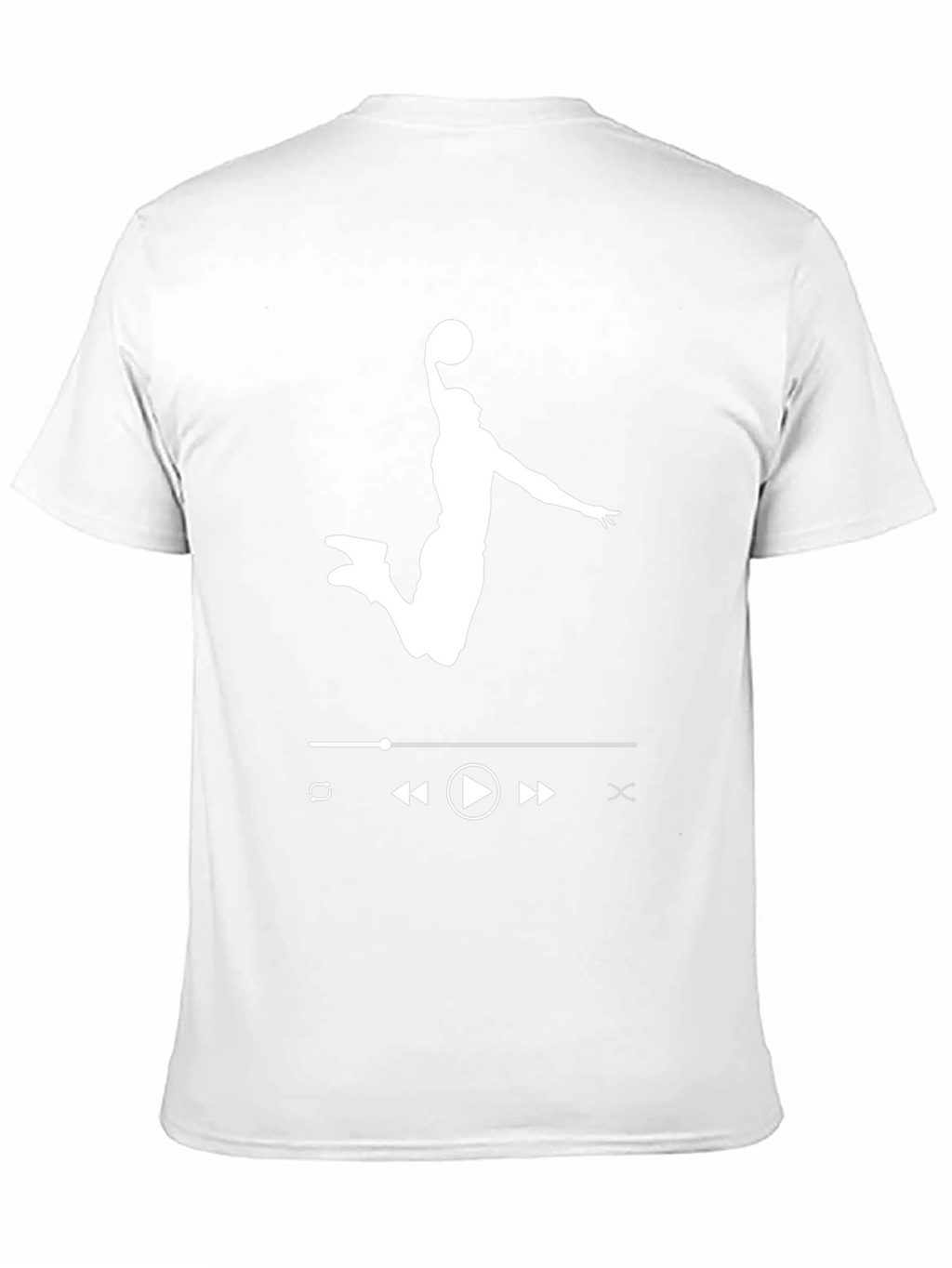 Basketball Player Music Control Graphic T-Shirt