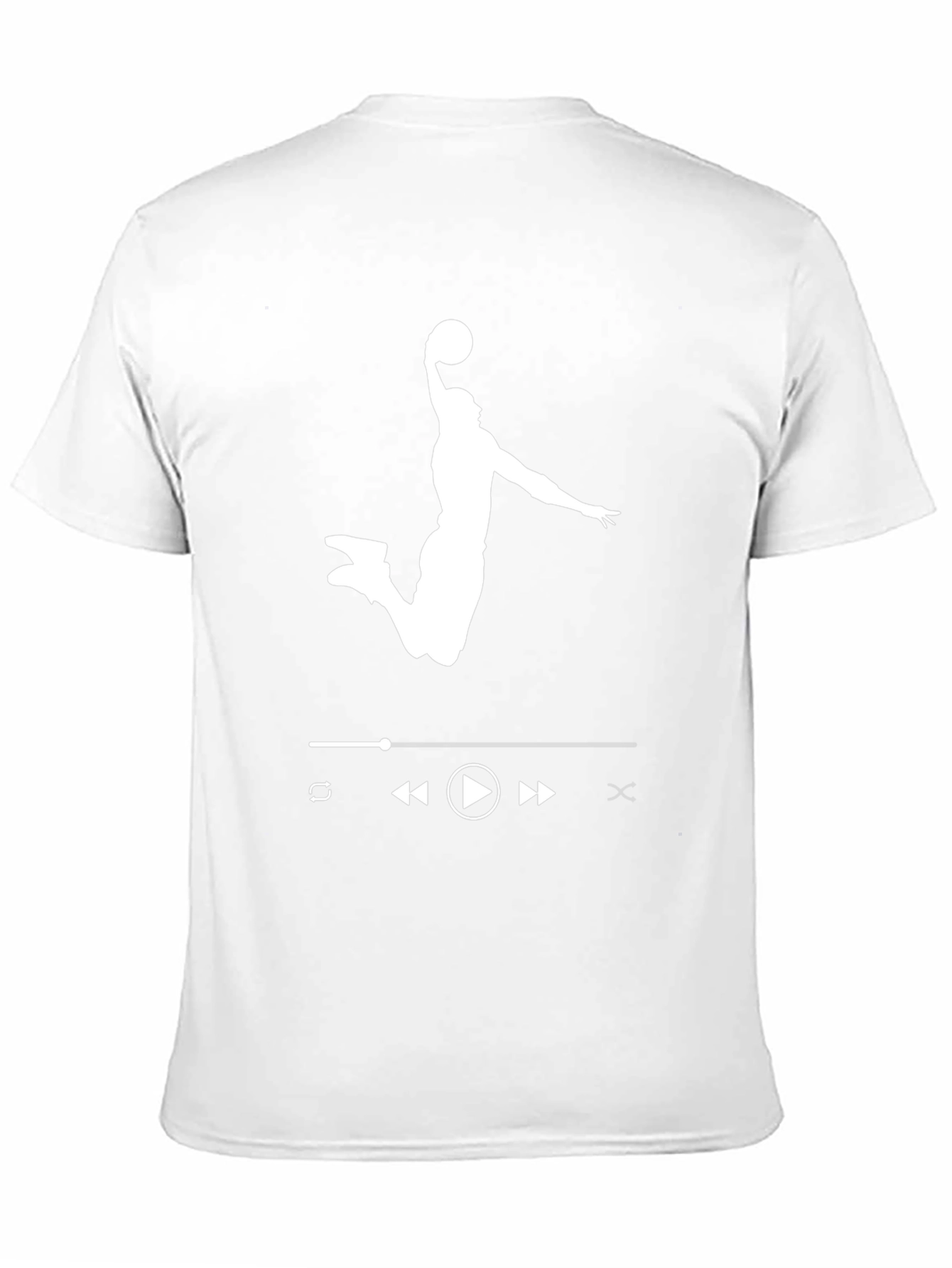 Basketball Player Music Control Graphic T-Shirt