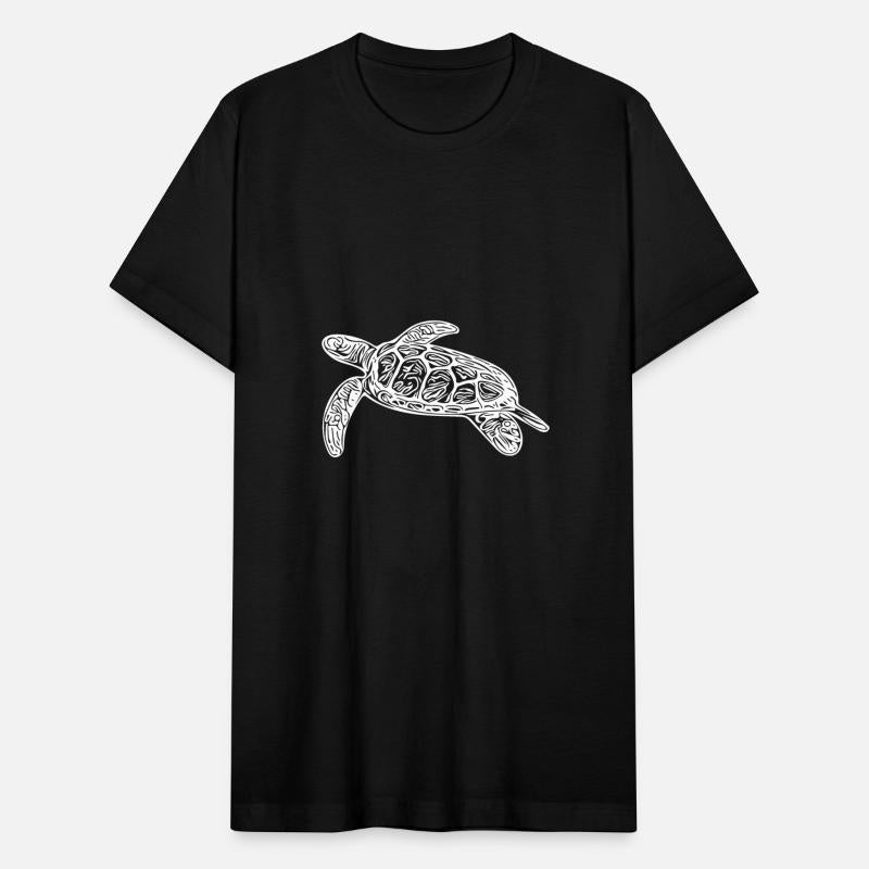 Small Swimming Sea Turtle