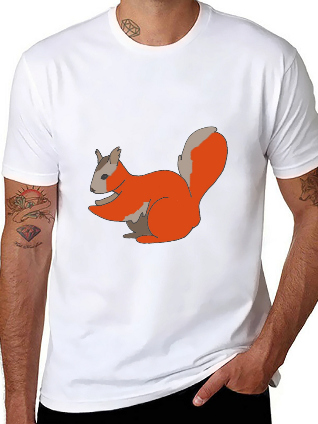 Squirrel Graphic Tee - Casual Comfort