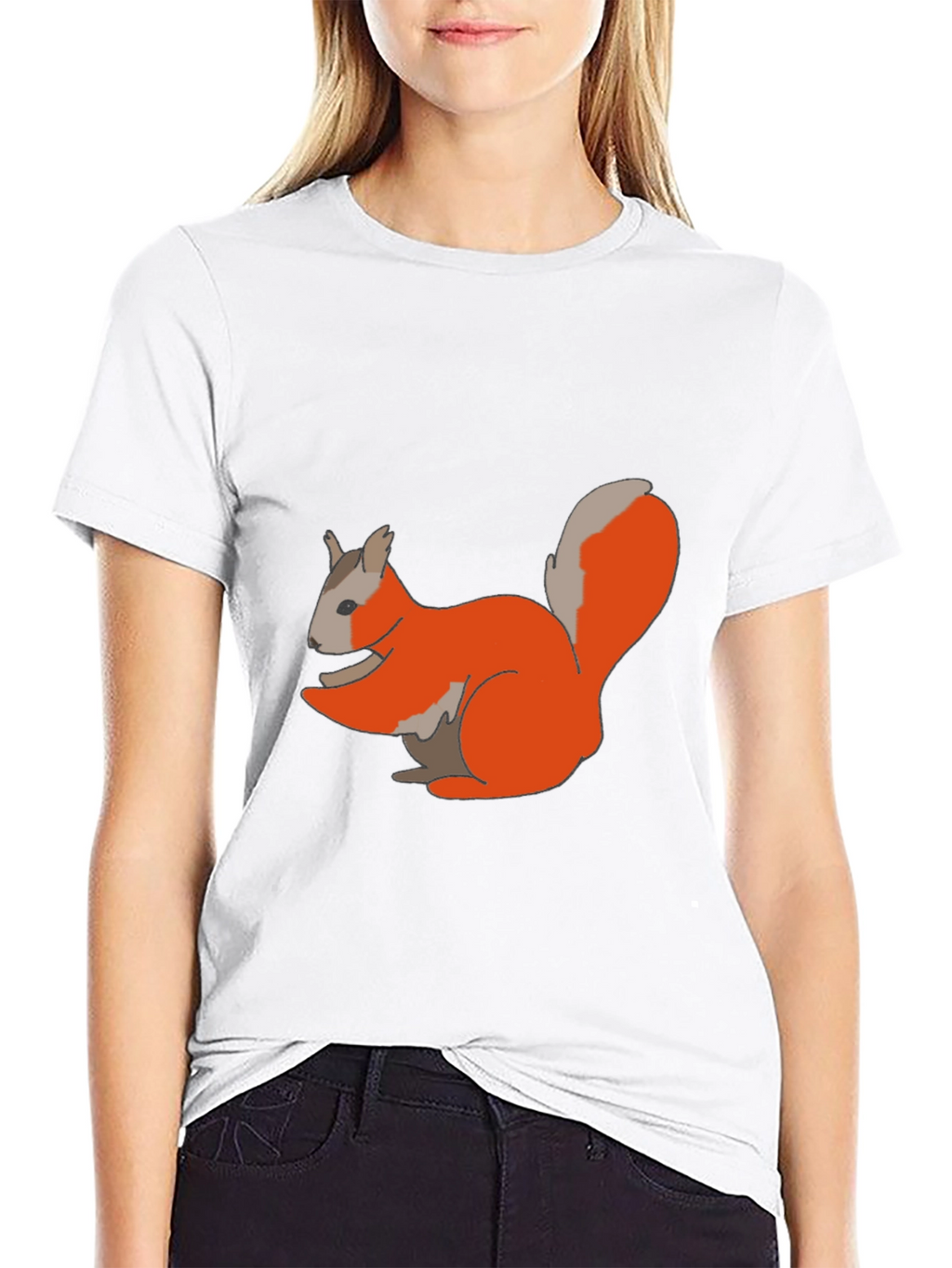 Squirrel Graphic Tee - Casual Comfort