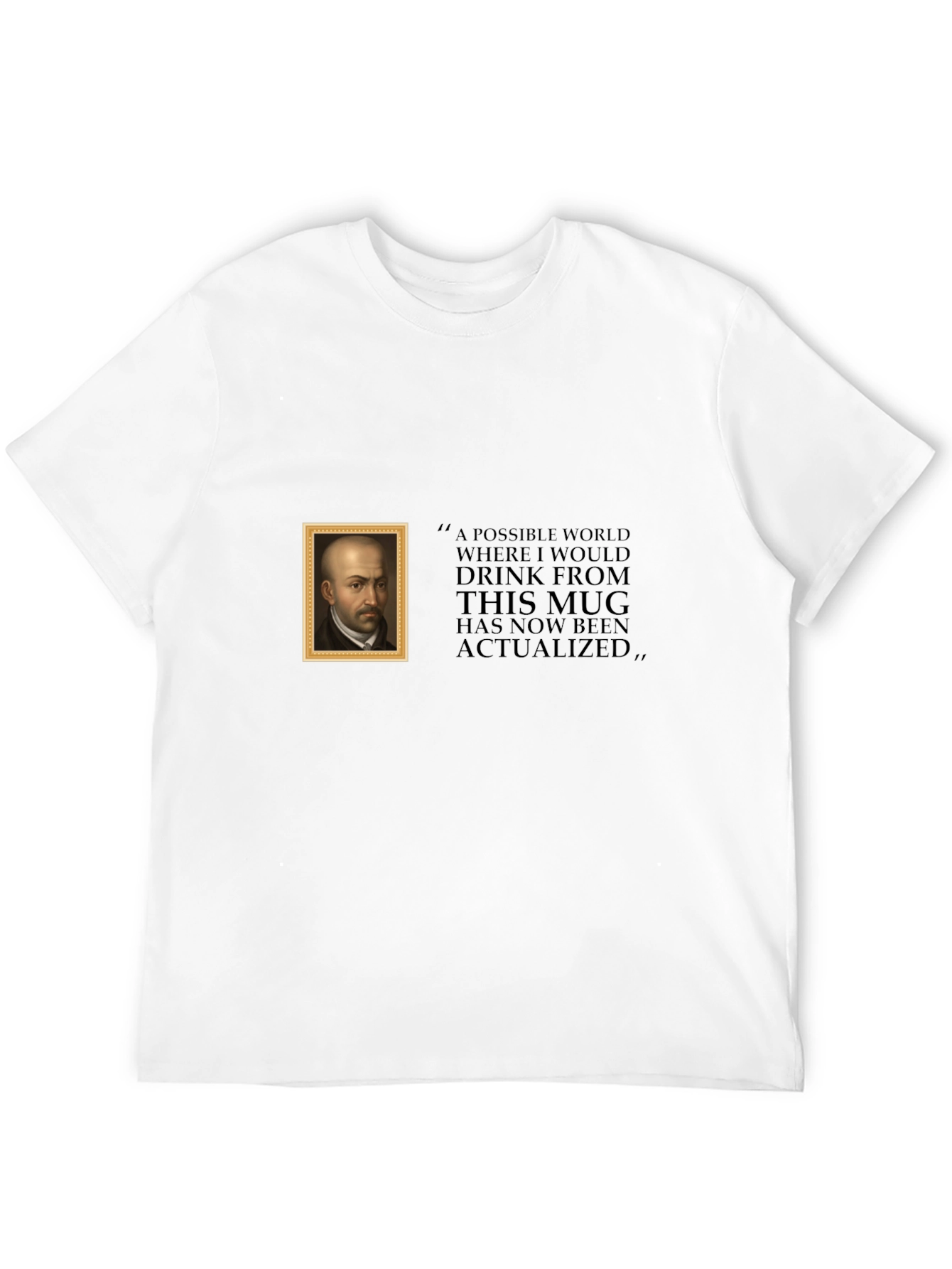 Humorous Philosopher T-Shirt: Actualized Mug World