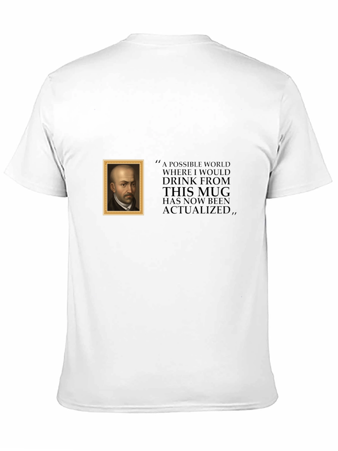 Humorous Philosopher T-Shirt: Actualized Mug World