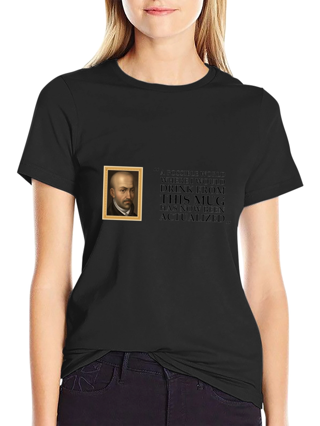 Humorous Philosopher T-Shirt: Actualized Mug World