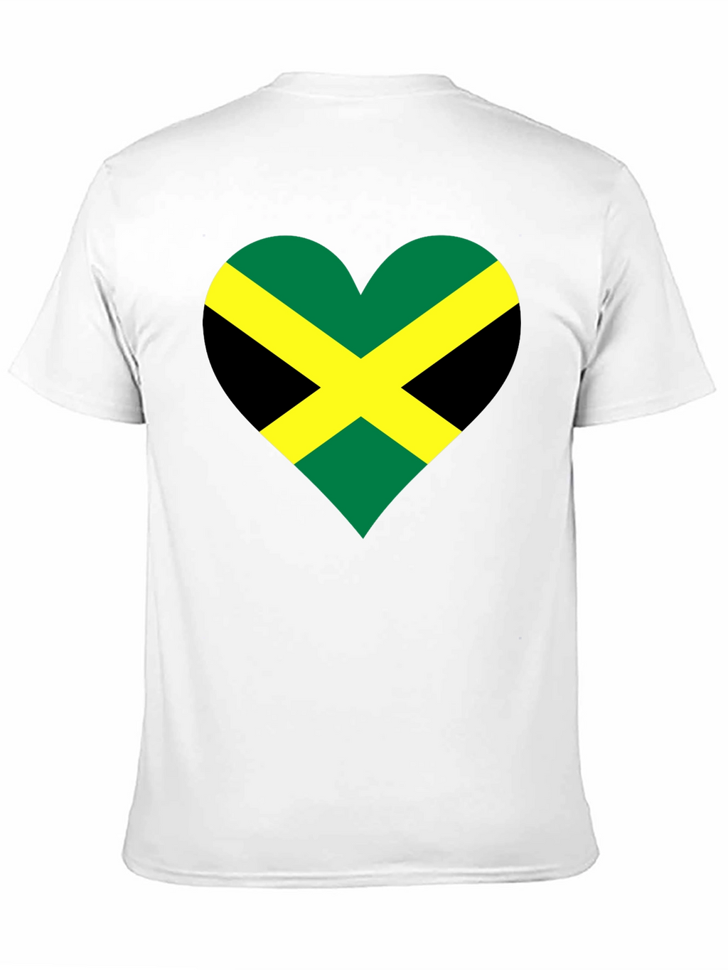 Jamaican Flag Heart T-Shirt