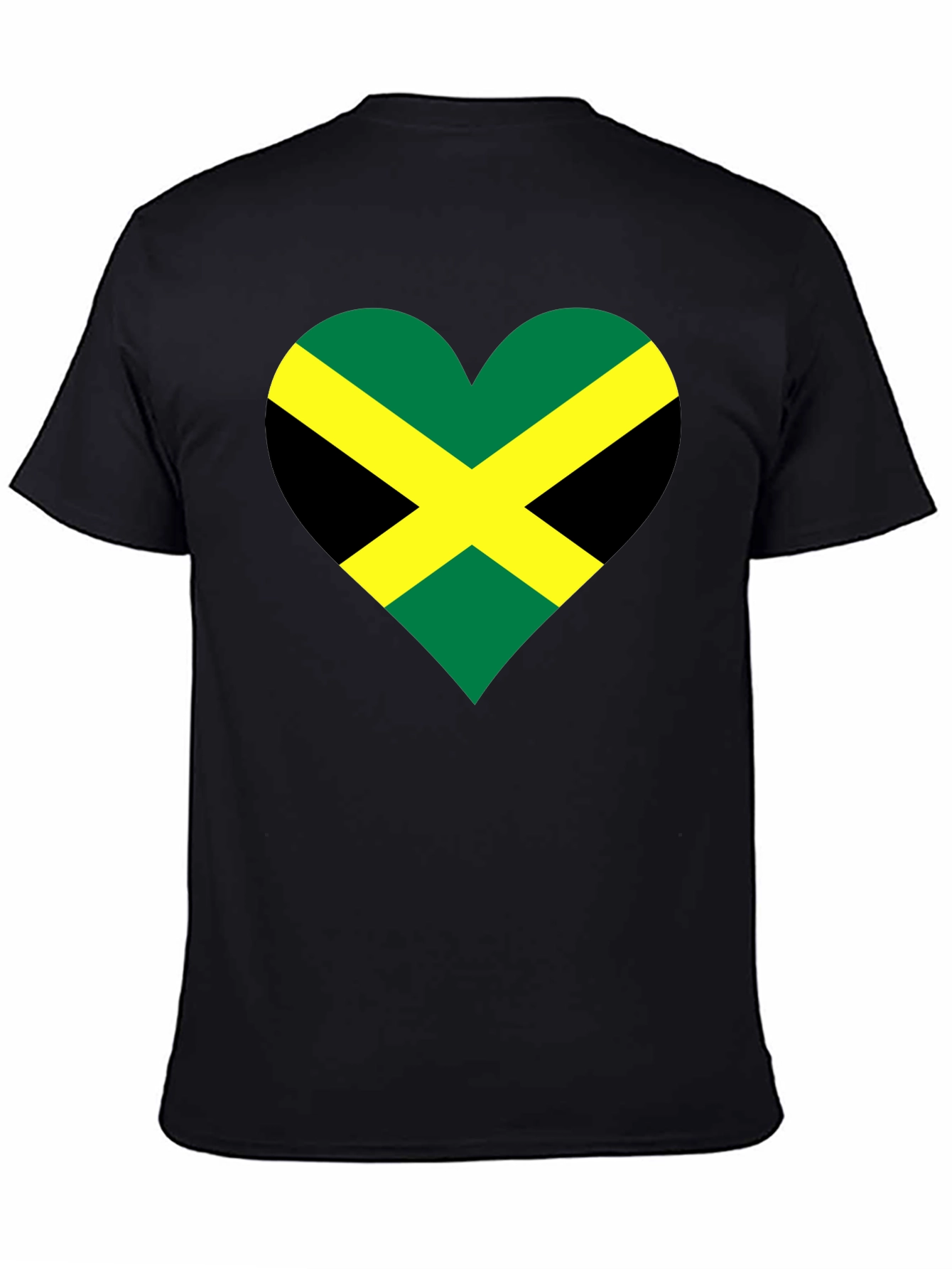 Jamaican Flag Heart T-Shirt