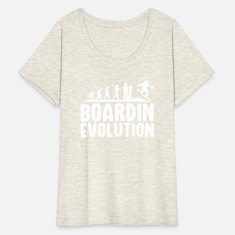 Snowboarder Boardin Evolution Snowboarding Shirt