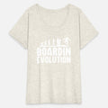 Snowboarder Boardin Evolution Snowboarding Shirt
