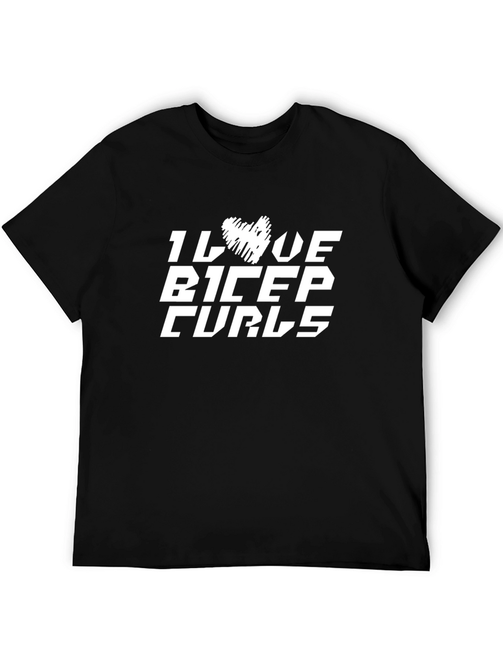 I Love Bicep Curls T-Shirt - Fitness Apparel