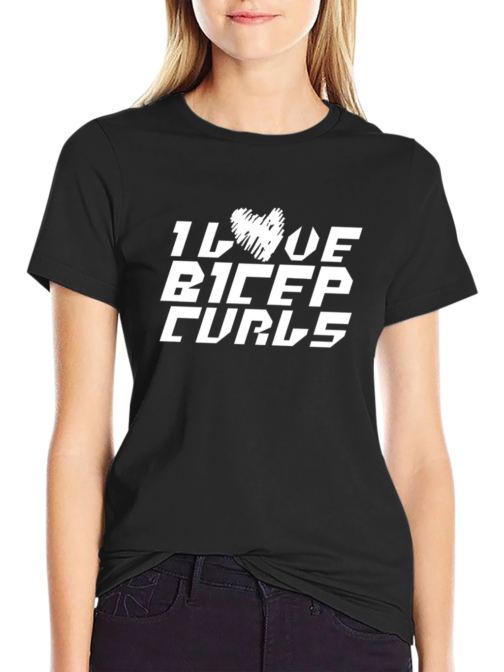 I Love Bicep Curls T-Shirt - Fitness Apparel
