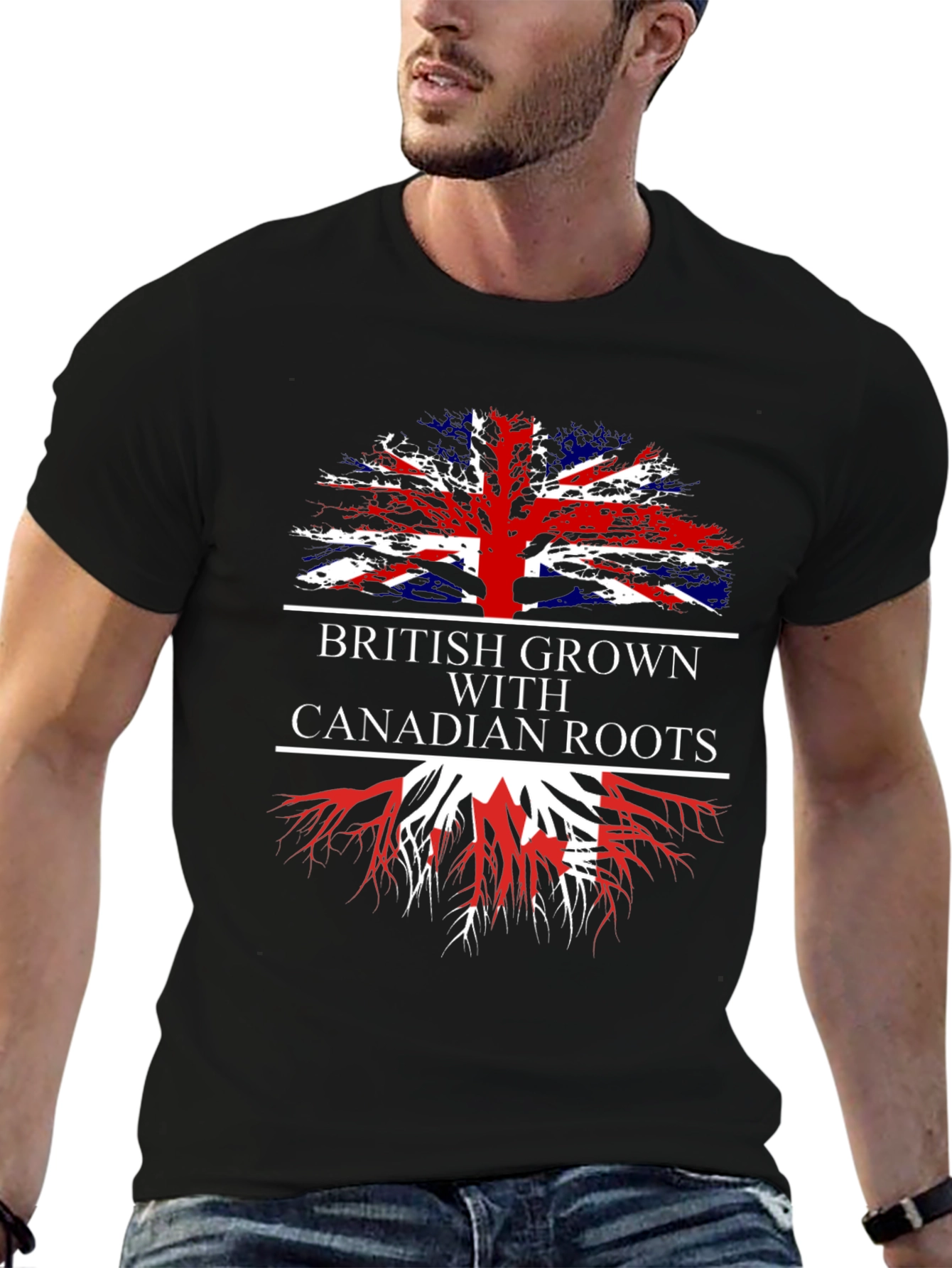British Grown with Canadian Roots T-Shirt