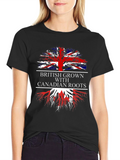 British Grown with Canadian Roots T-Shirt