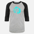 Softball Distressed Ball Teal Black