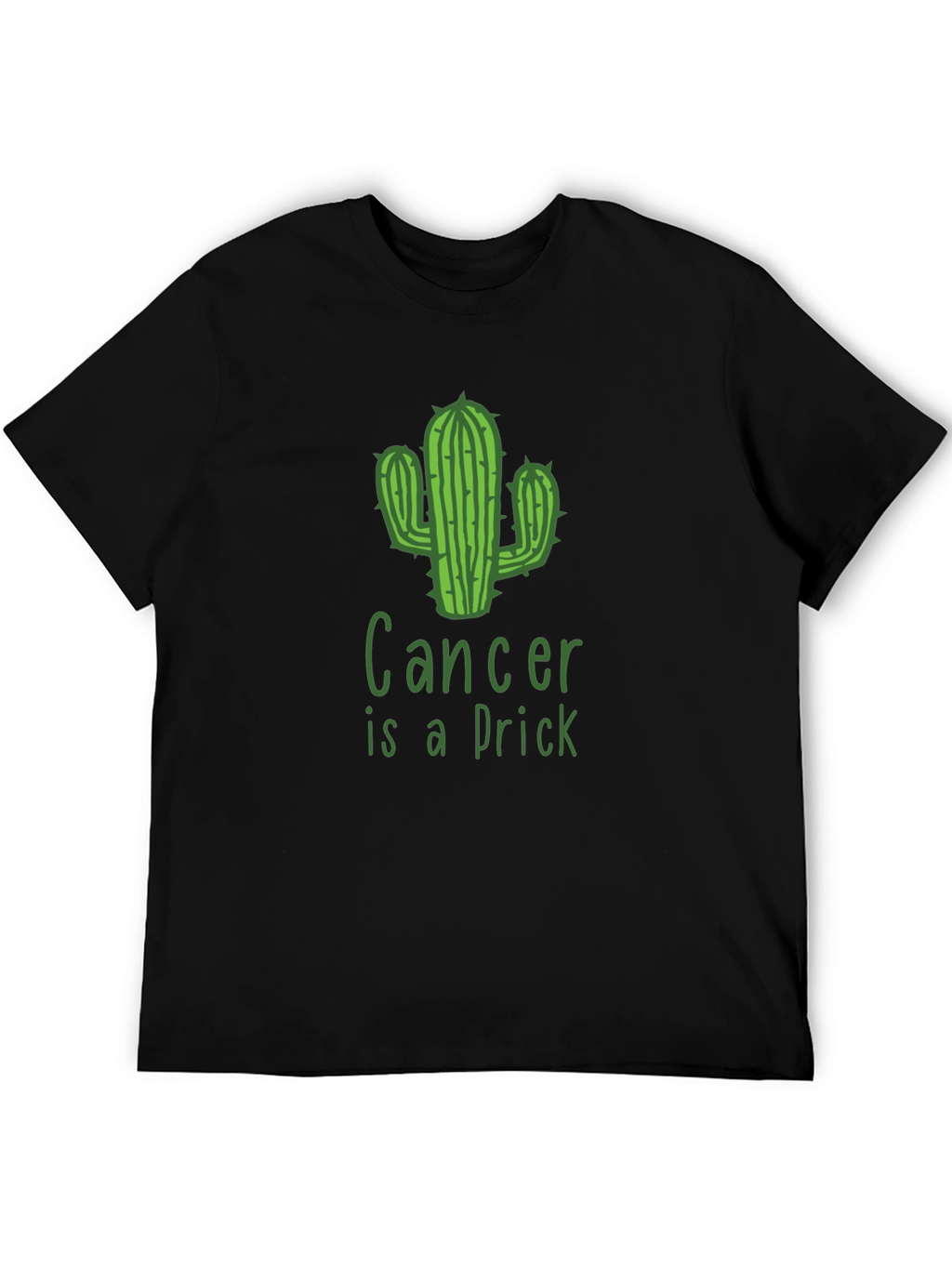 Cancer is a Prick Cactus Graphic T-Shirt