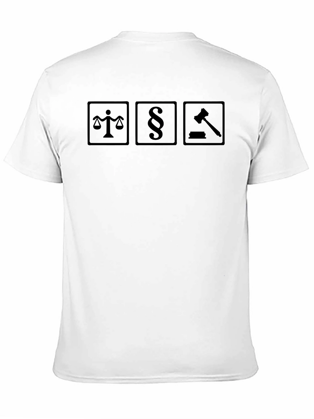 Scales Paragraph Gavel T-Shirt - Law & Justice