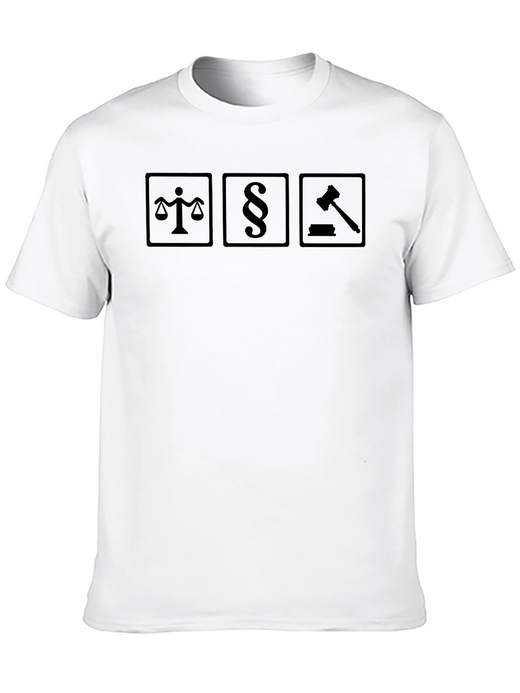 Scales Paragraph Gavel T-Shirt - Law & Justice