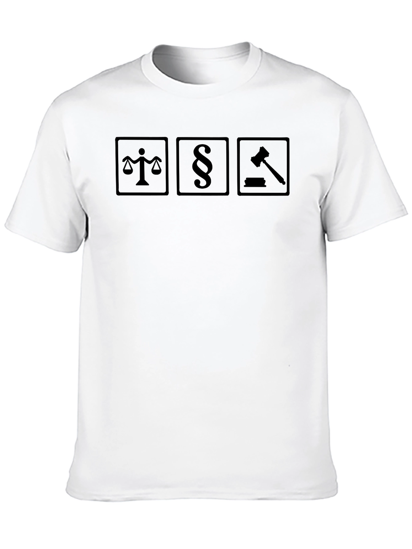 Scales Paragraph Gavel T-Shirt - Law & Justice