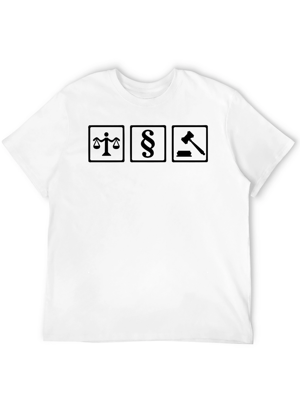 Scales Paragraph Gavel T-Shirt - Law & Justice