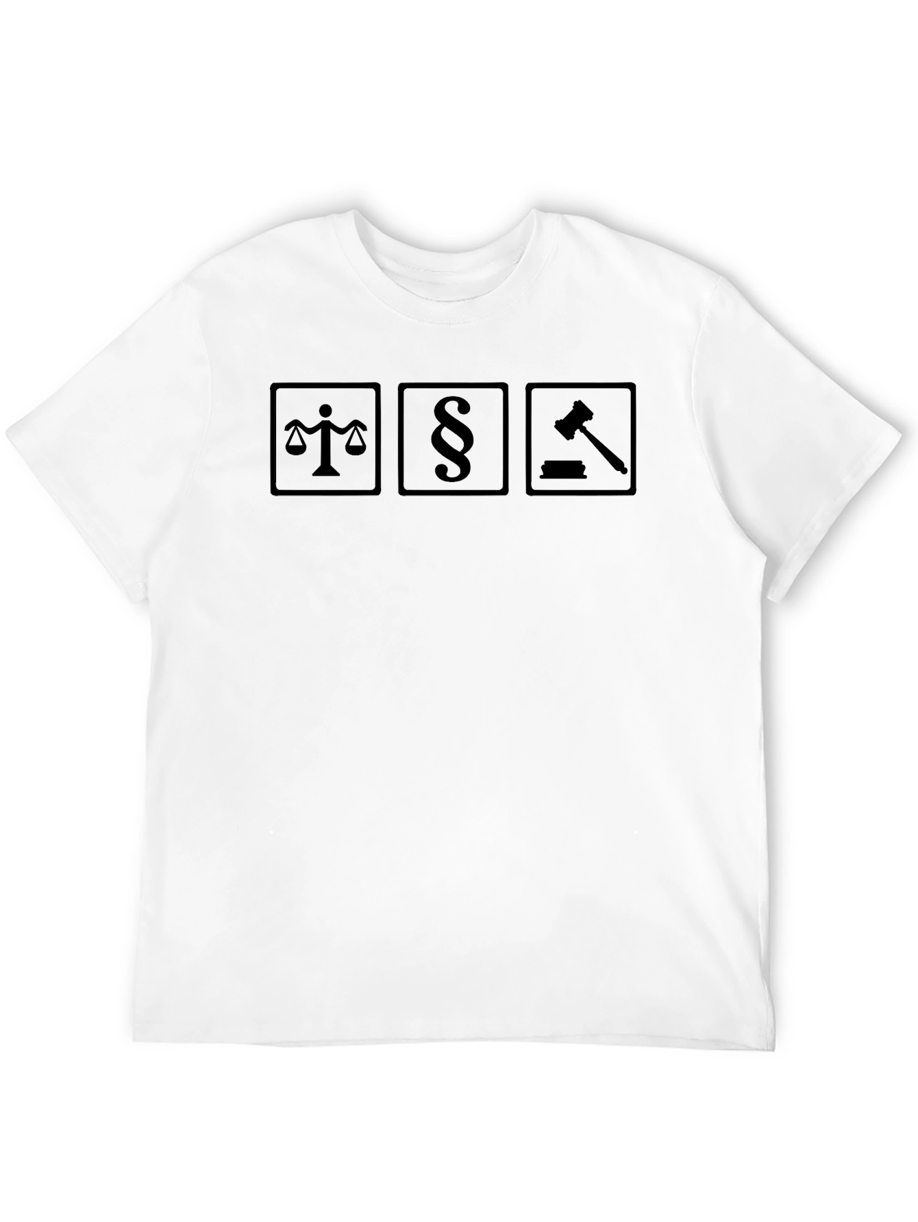 Scales Paragraph Gavel T-Shirt - Law & Justice