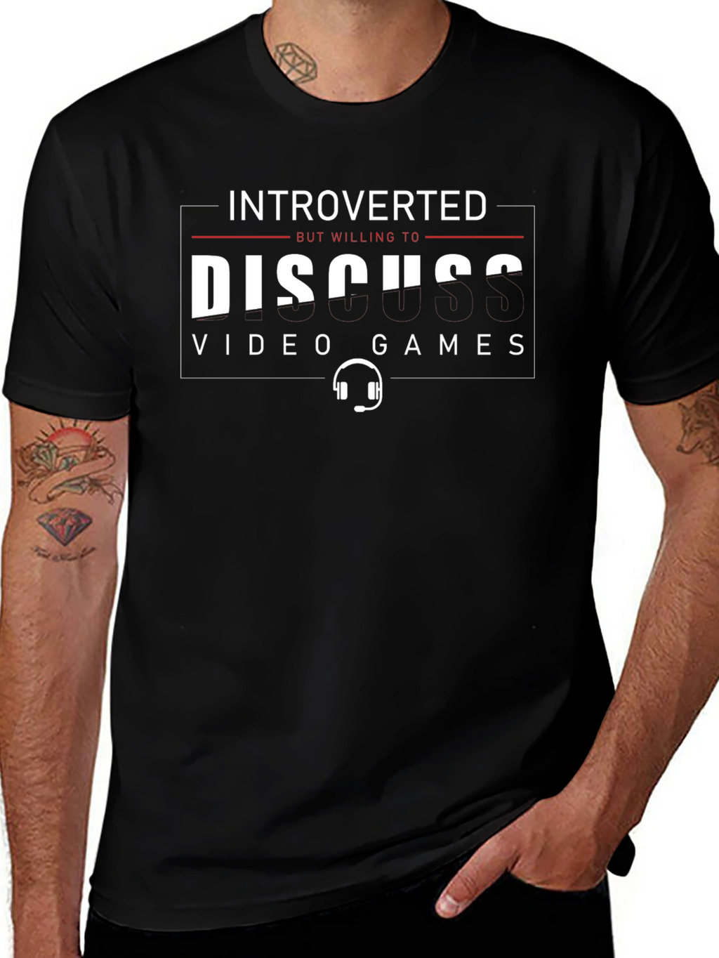 Introverted Video Games T-Shirt - Gamer Tee