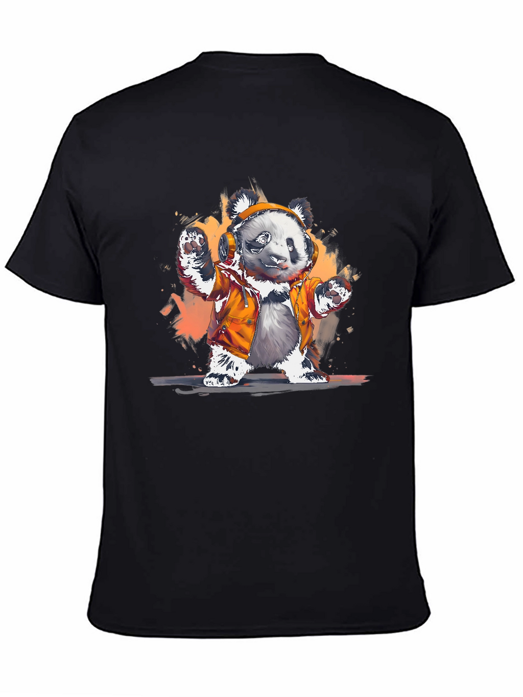 Panda DJ Graphic T-Shirt - Cool Animal Tee