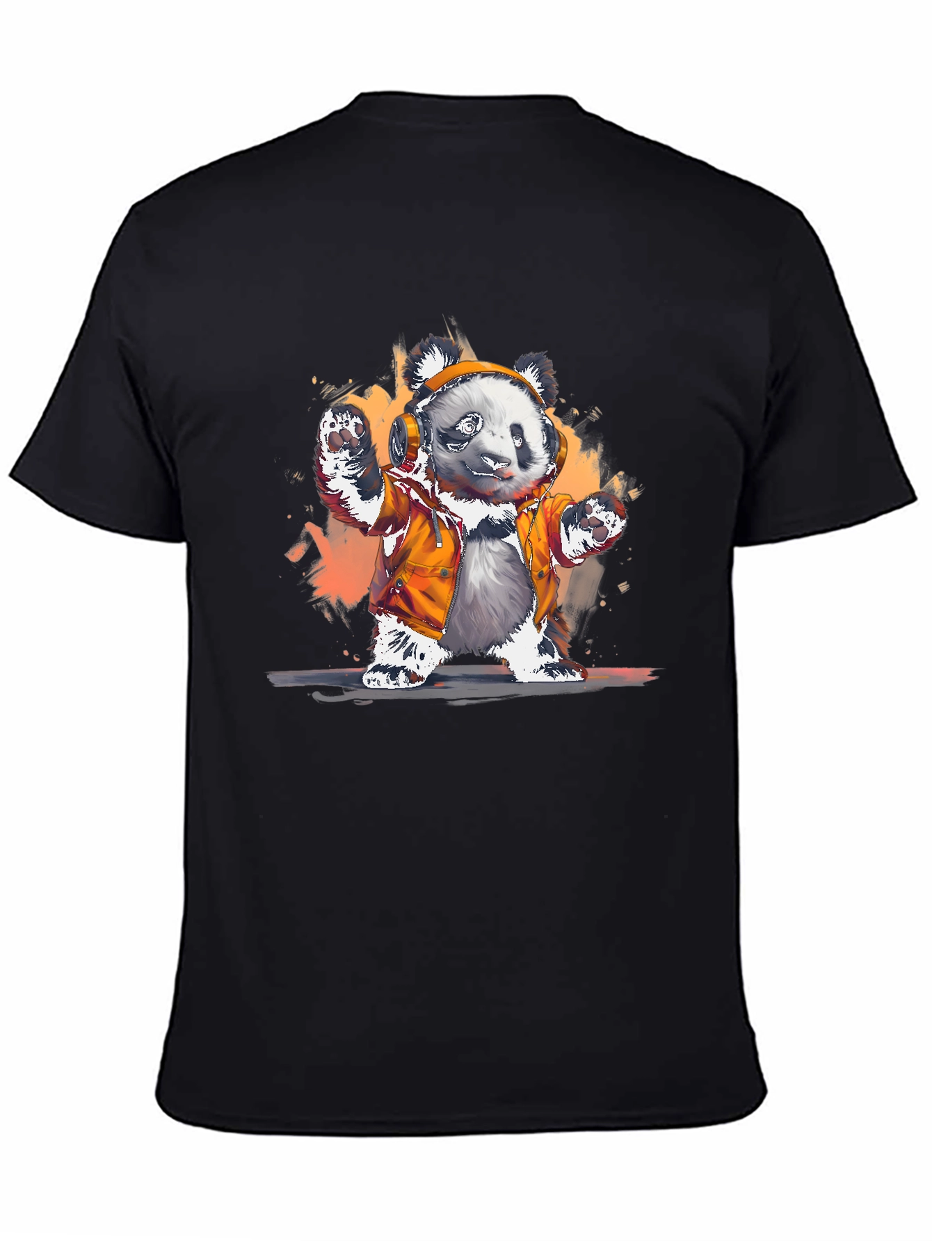 Panda DJ Graphic T-Shirt - Cool Animal Tee
