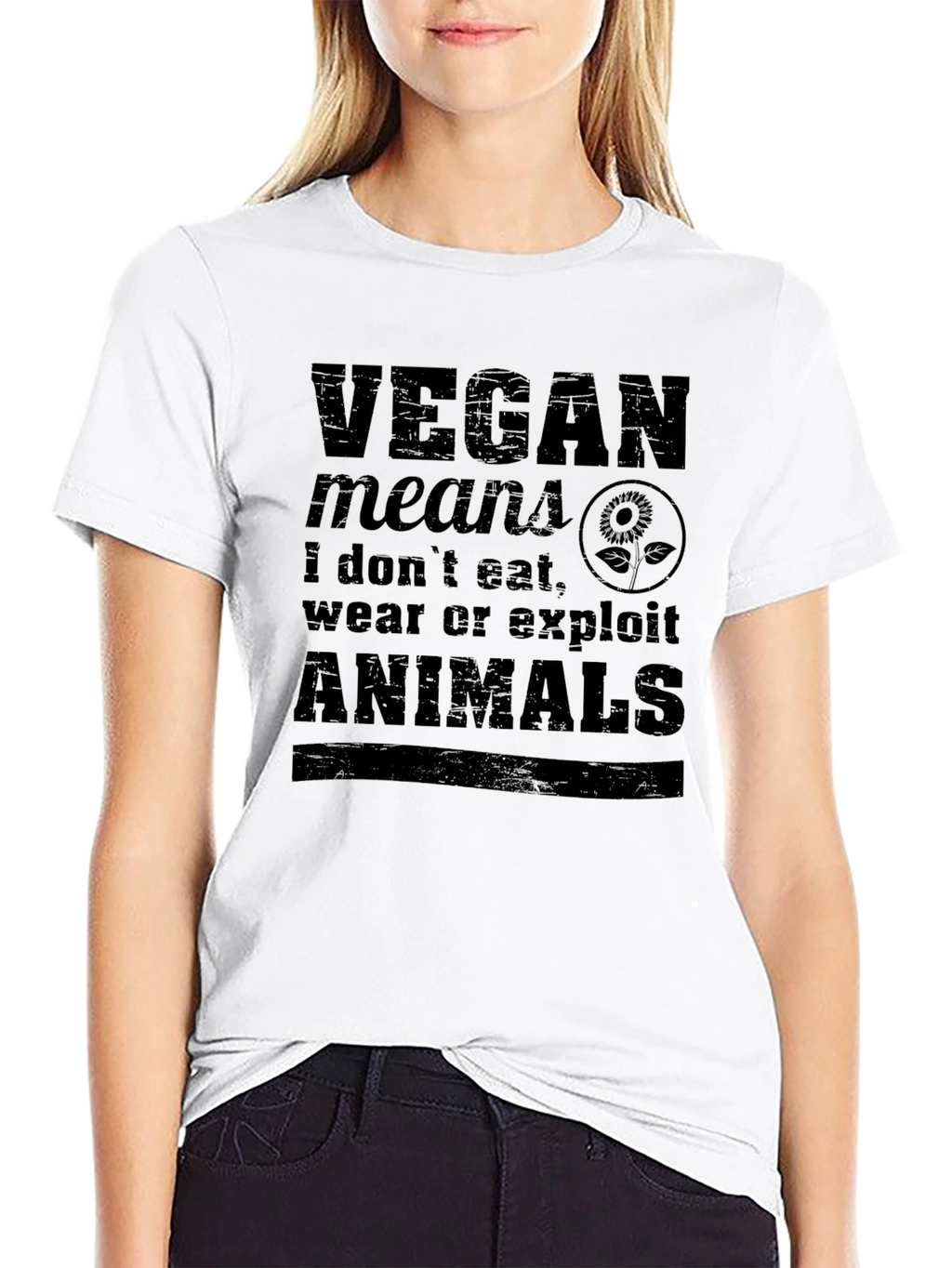 Vegan Statement Graphic T-Shirt